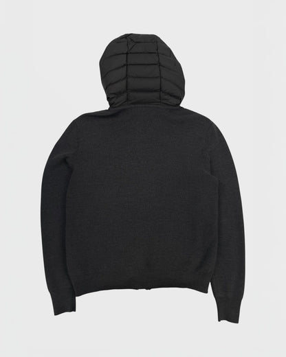 Moncler veste bi-matière cardigan