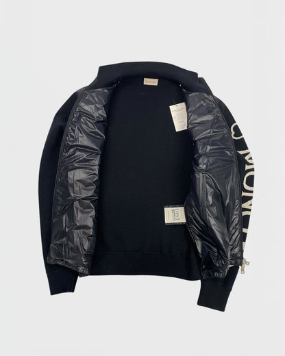 Moncler veste bi-matière cardigan
