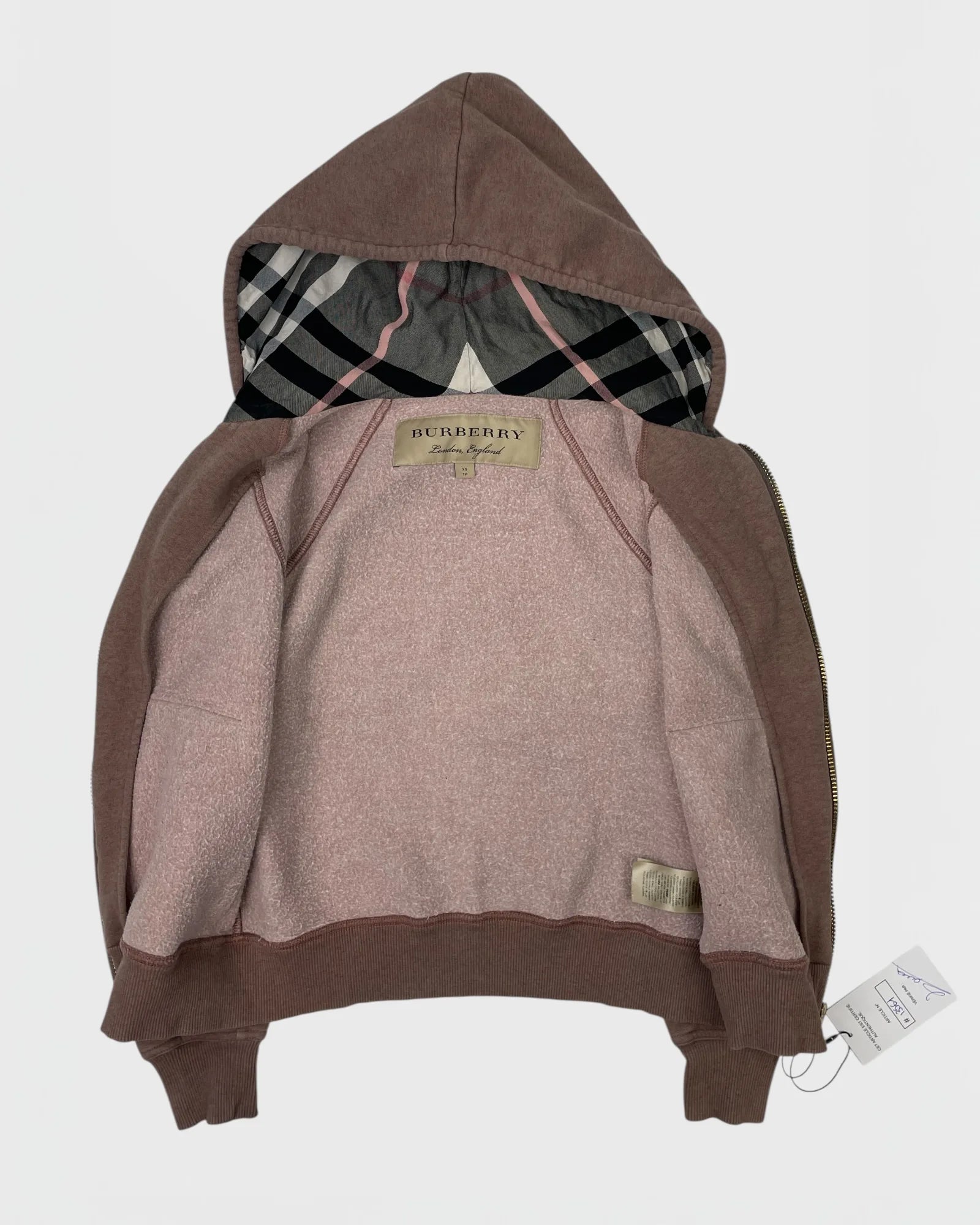 Burberry gilet à capuche femme