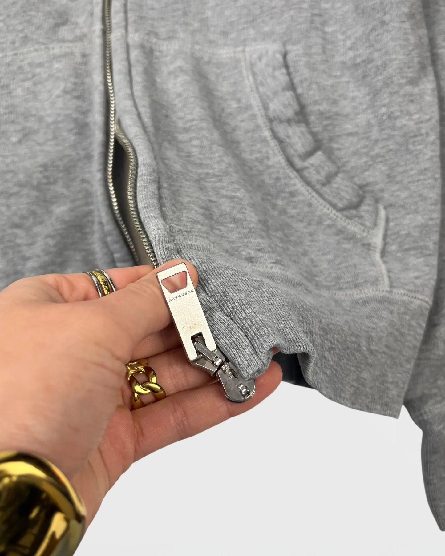 Burberry gilet à capuche