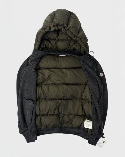 Moncler veste bi-matière doudoune