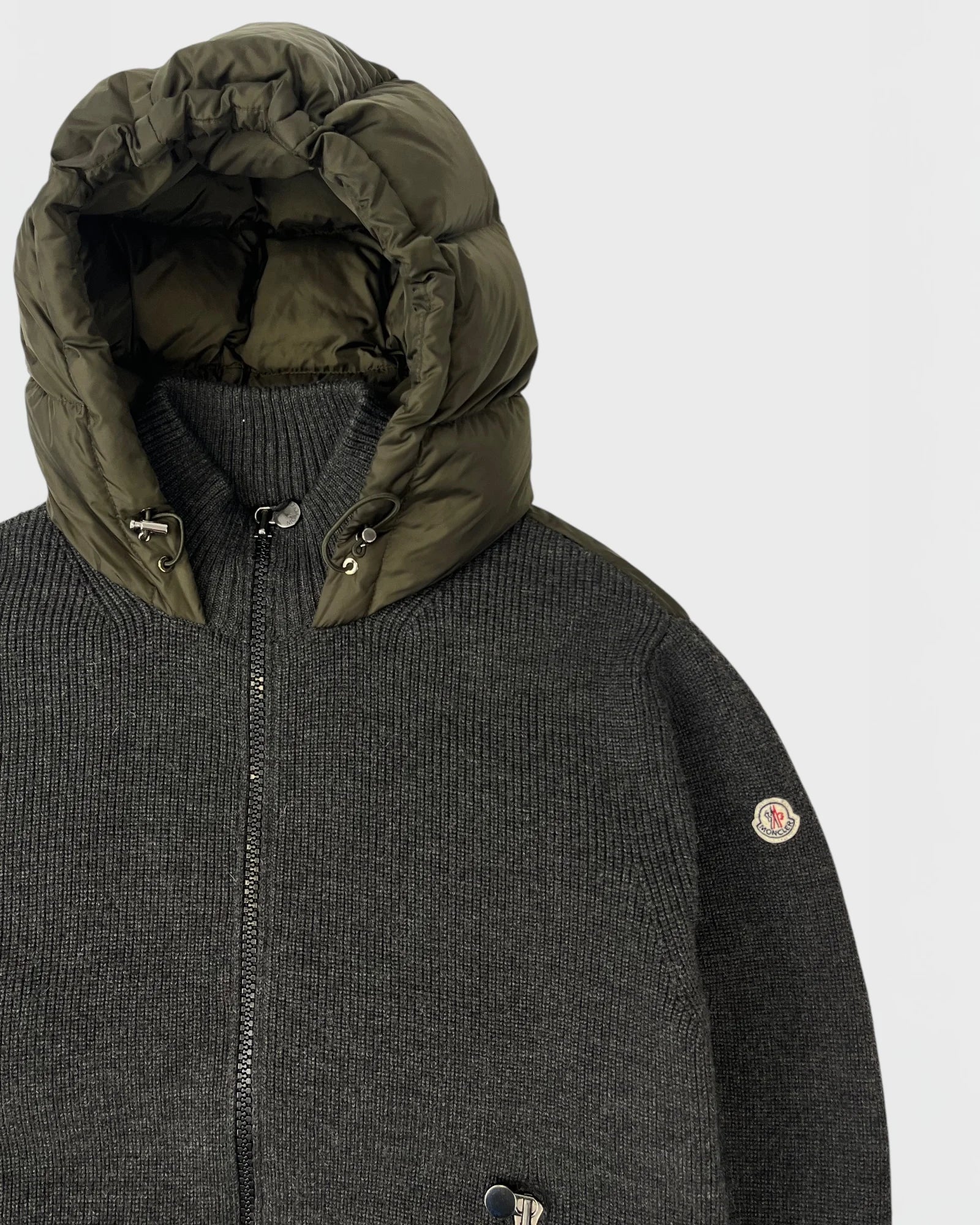 Moncler veste bi-matière doudoune