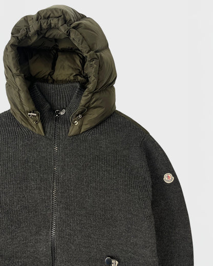 Moncler veste bi-matière doudoune