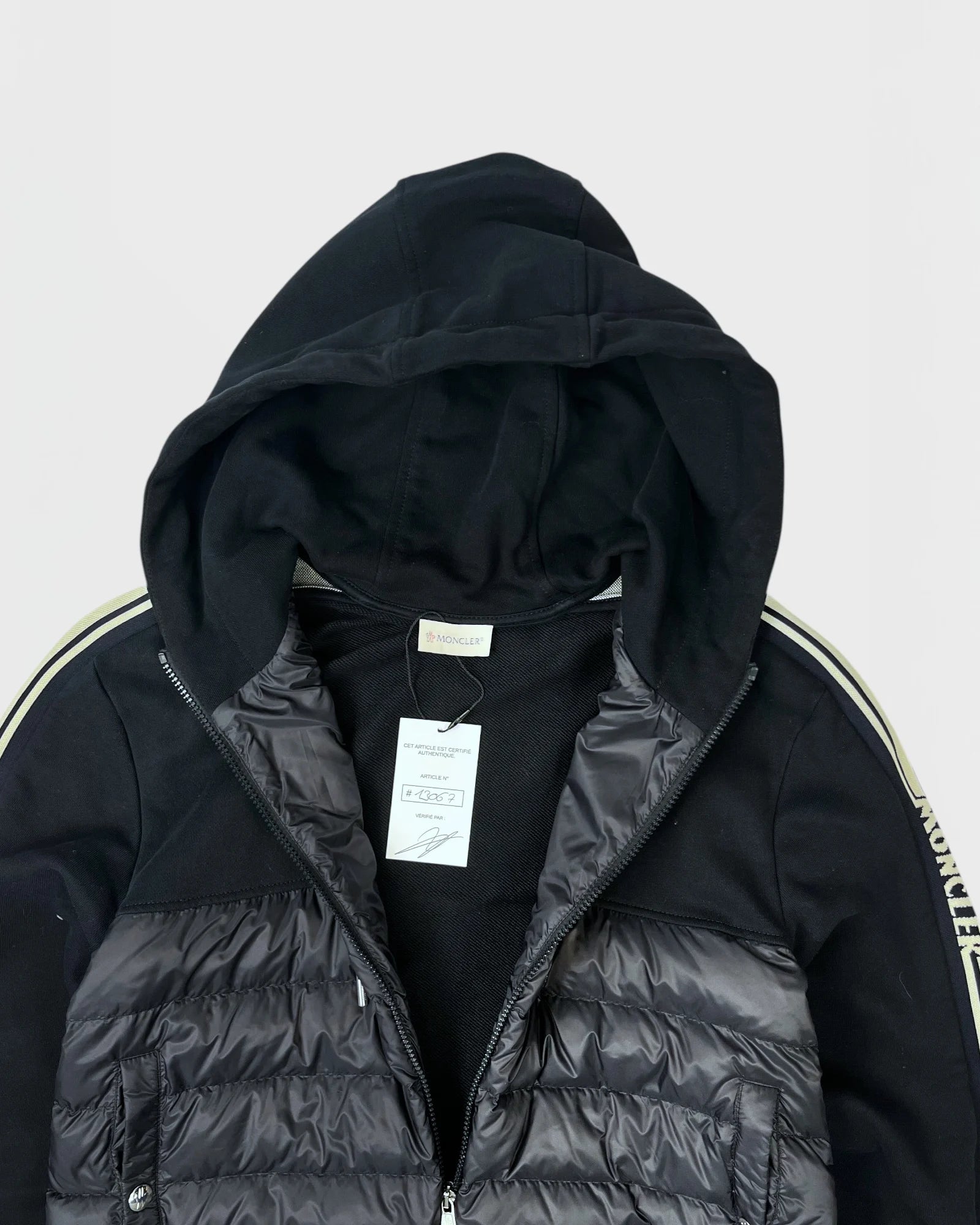 Moncler veste bi-matière