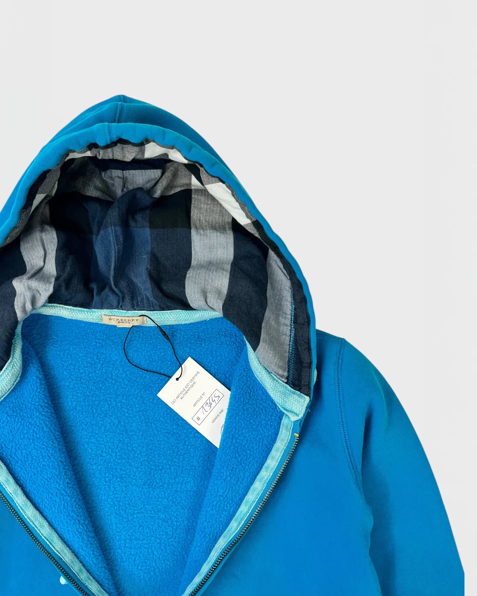 Burberry gilet à capuche