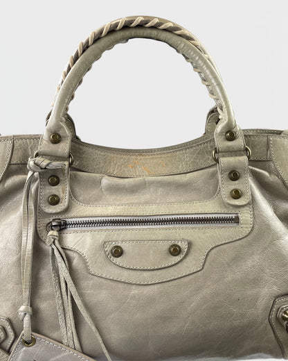 Balenciaga city bag grey sac à main