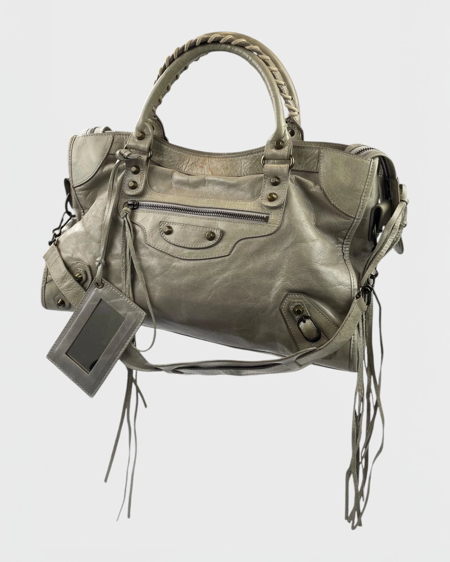 Balenciaga city bag grey sac à main