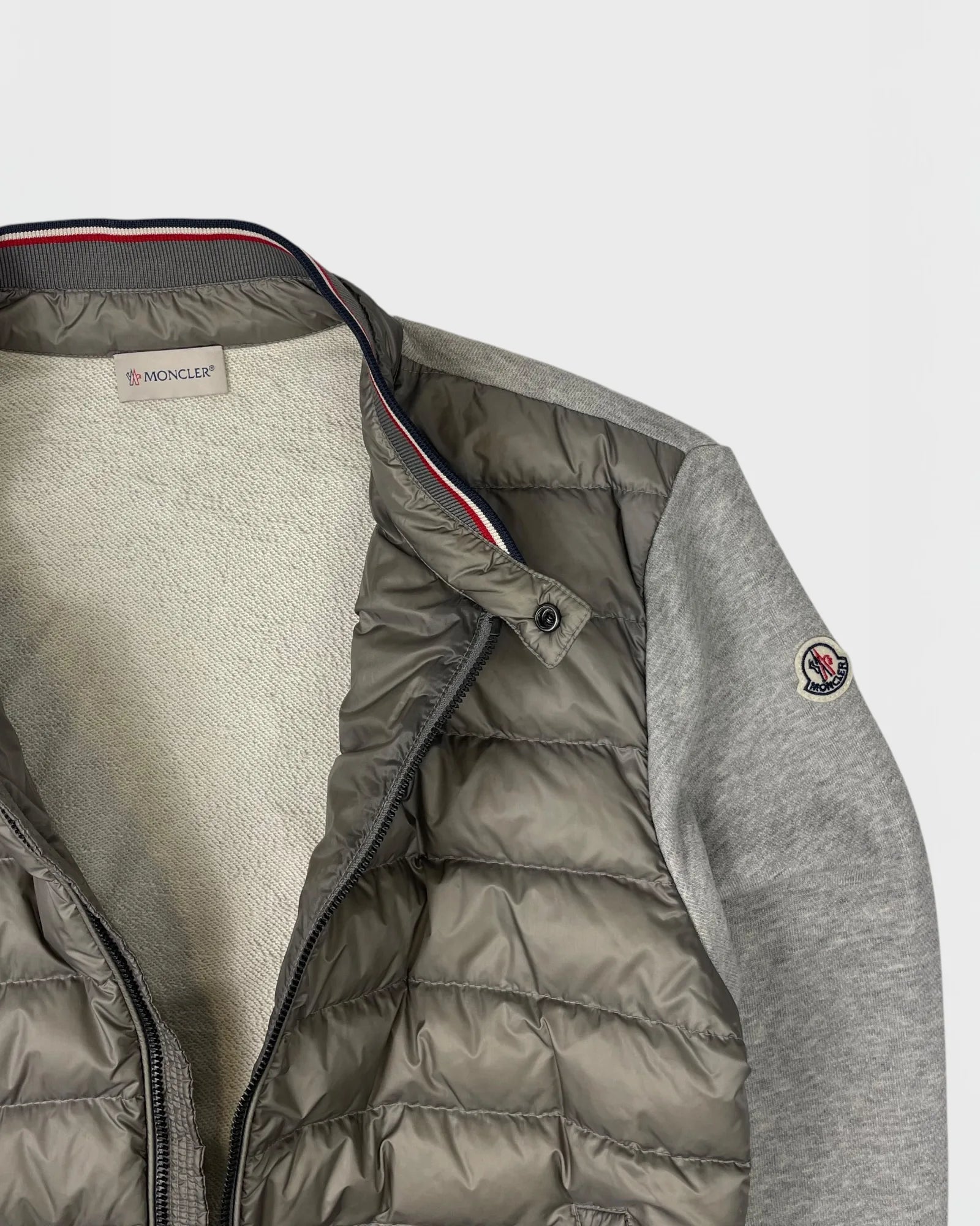 Moncler bi-matière veste