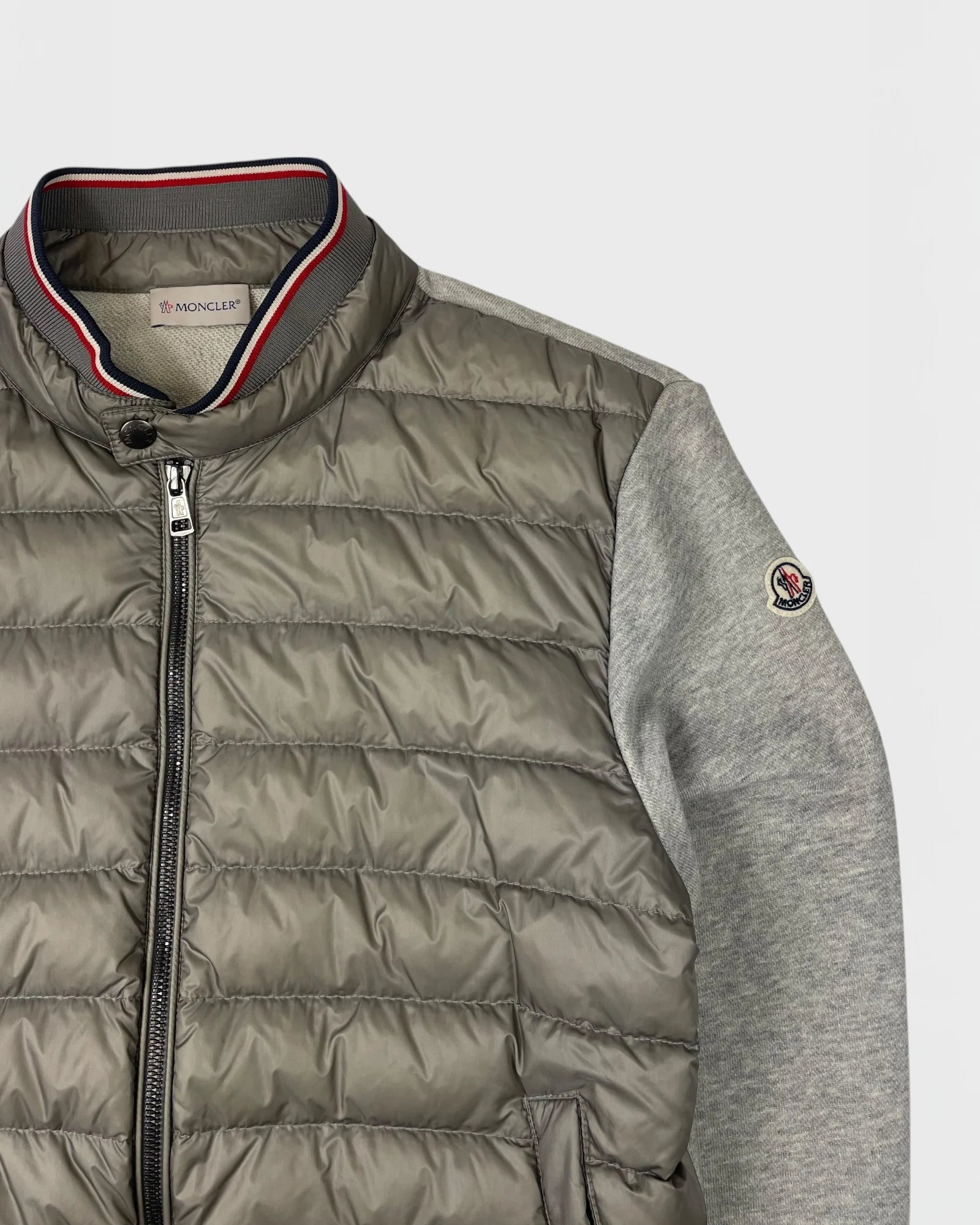Moncler bi-matière veste