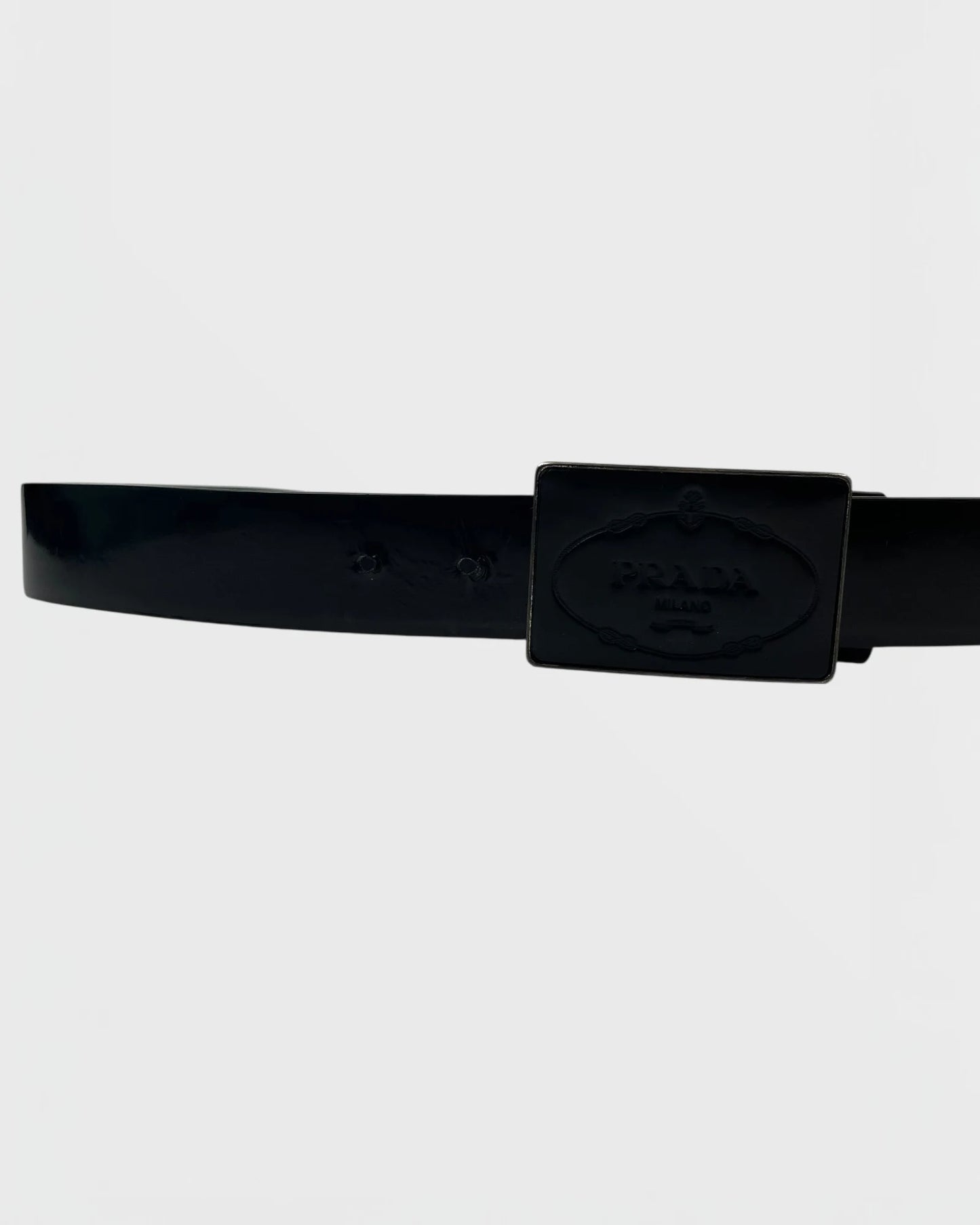 Prada ceinture cuir safiano