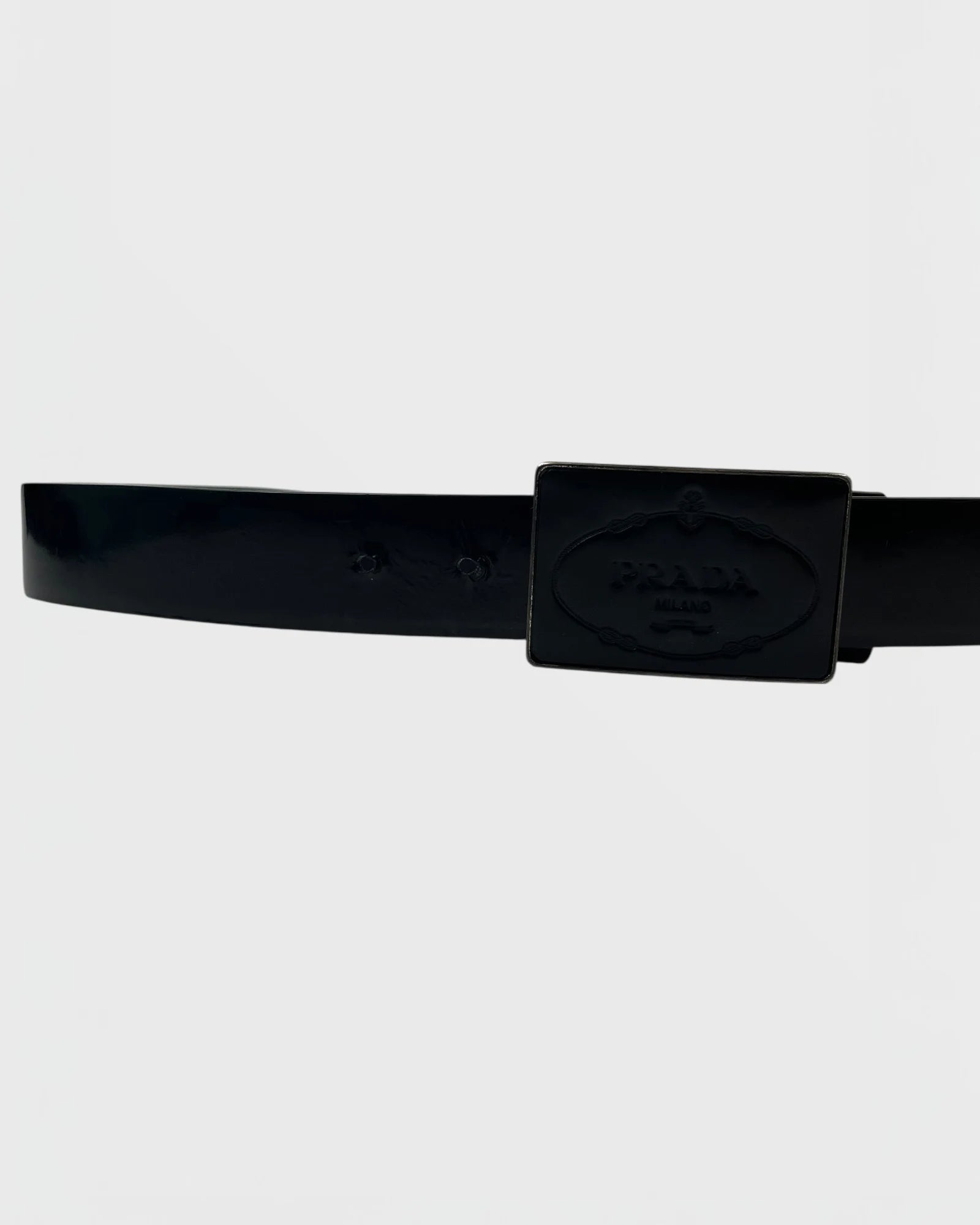 Prada ceinture cuir safiano