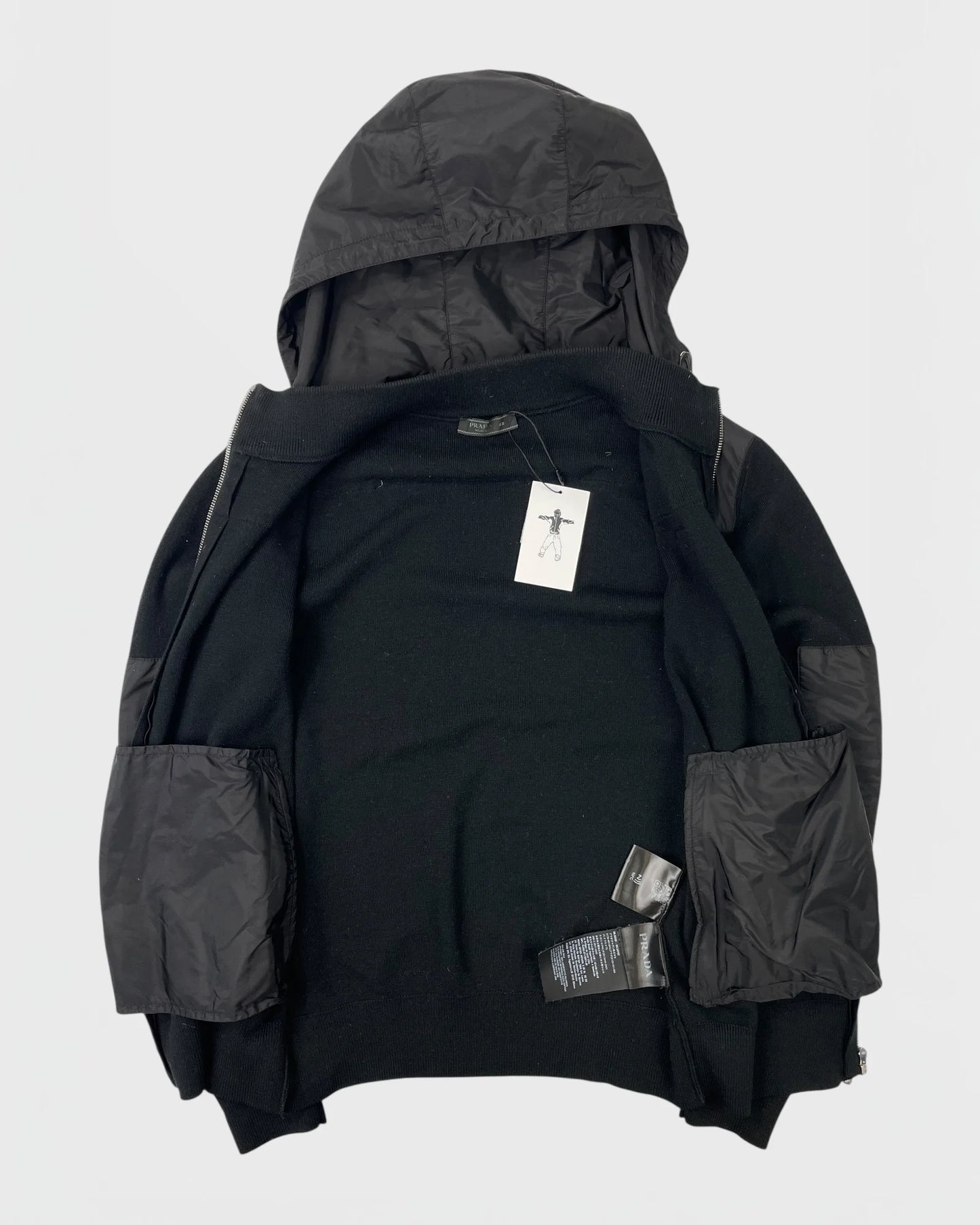 Prada veste bi-matière