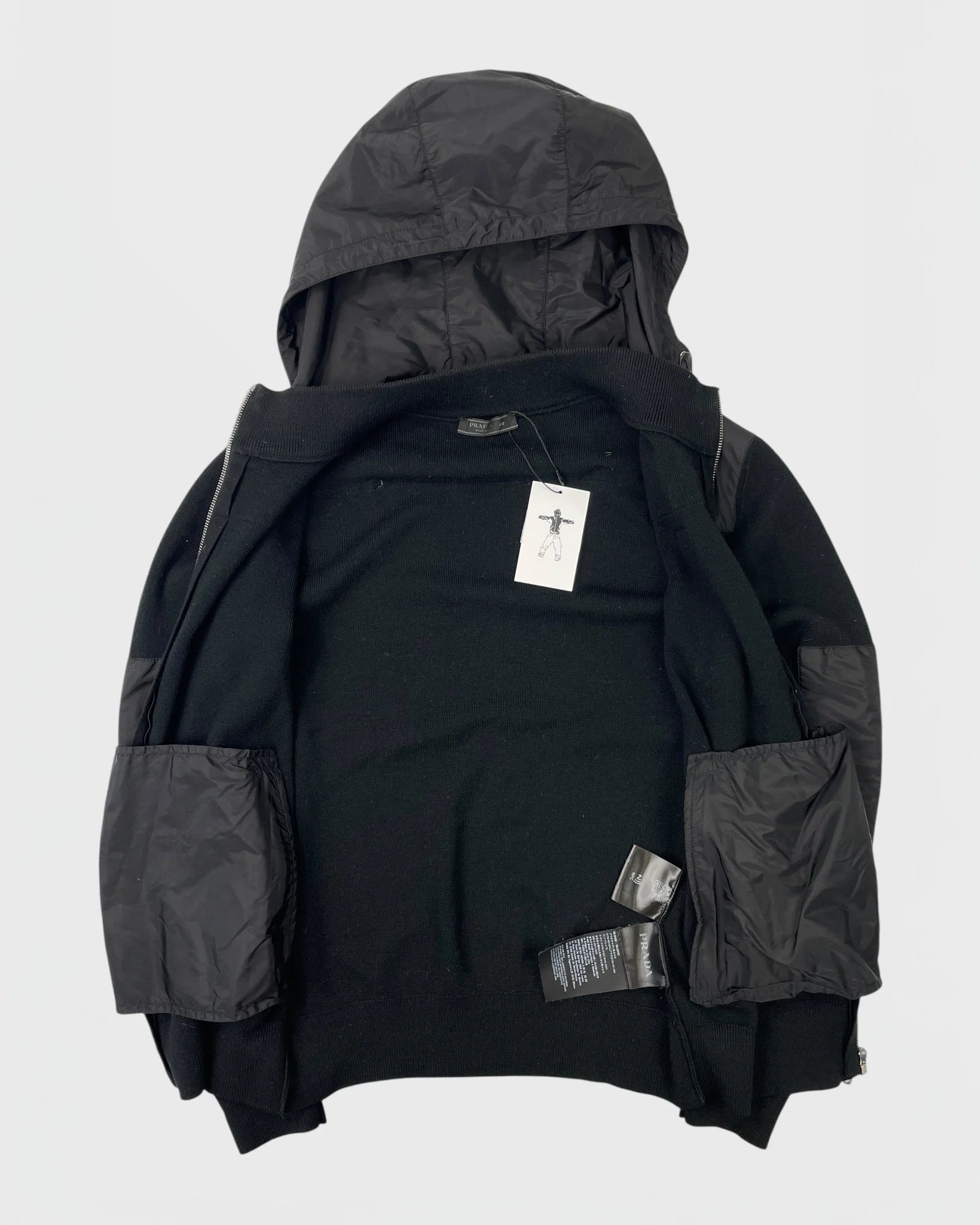 Prada veste bi-matière