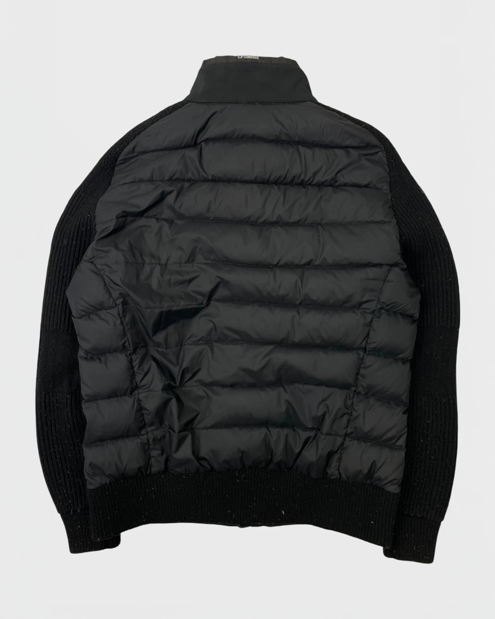C.P company bi-matière doudoune veste cardigan