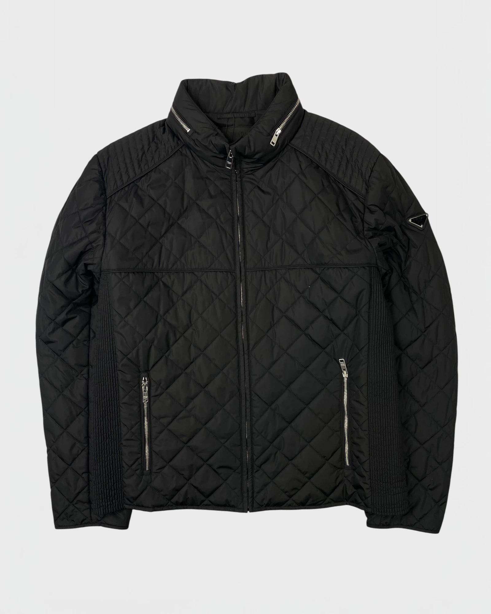 Prada doudoune triangle