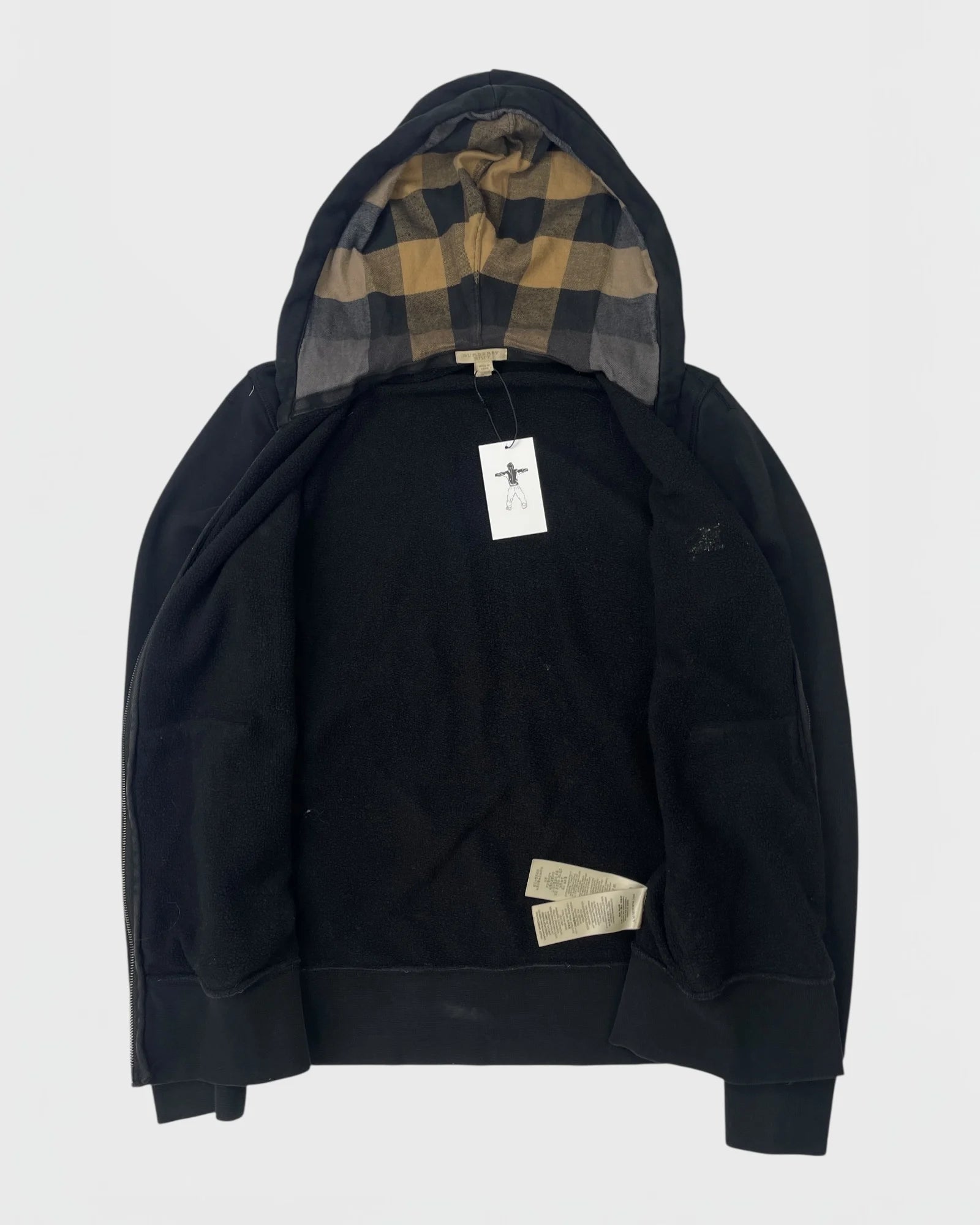 Burberry gilet à capuche