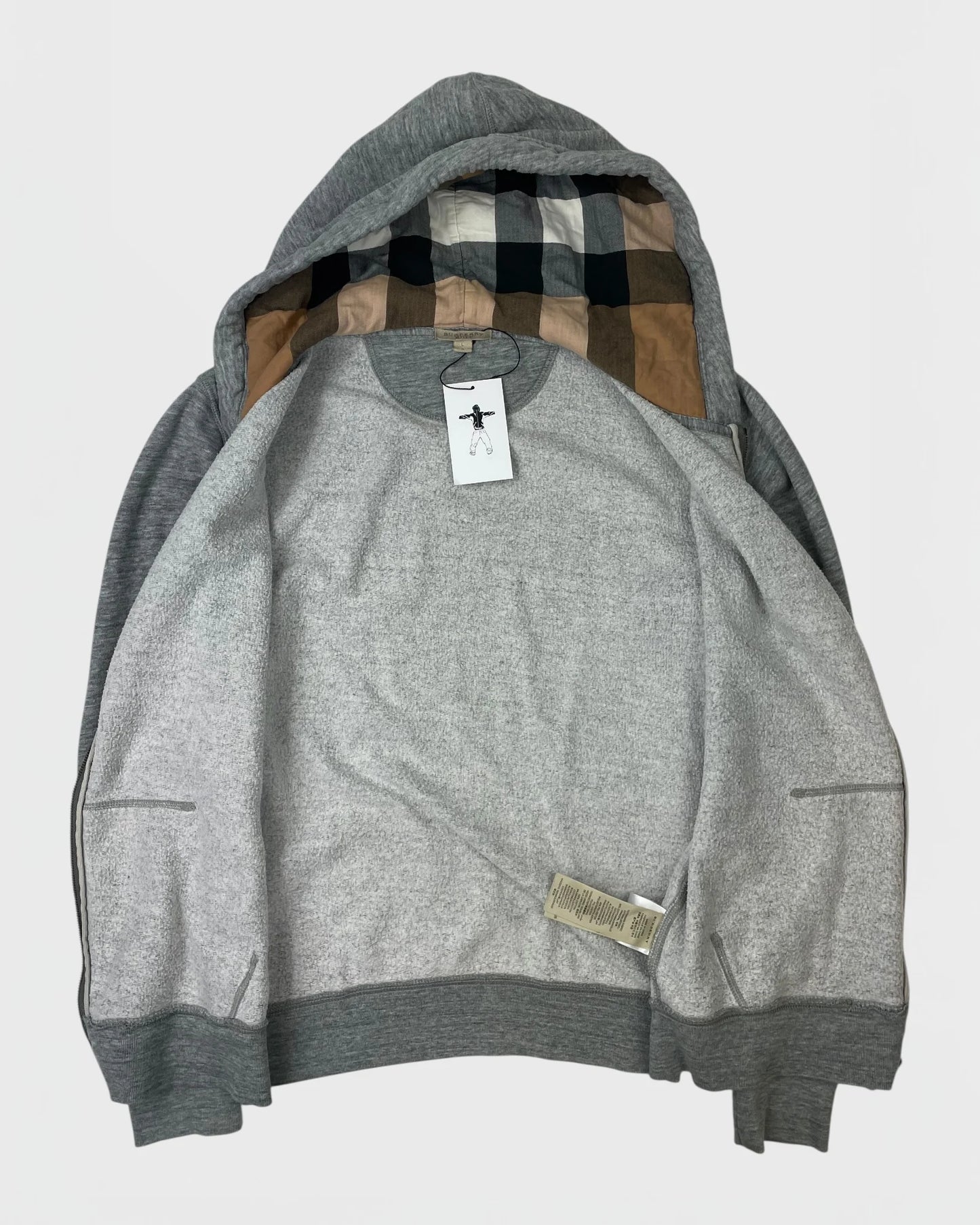 Burberry gilet à capuche