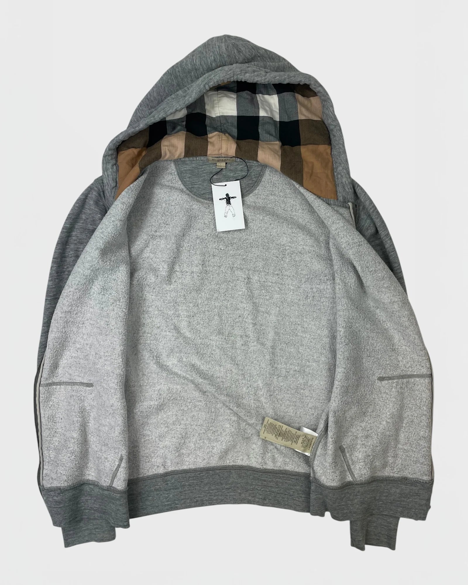 Burberry gilet à capuche