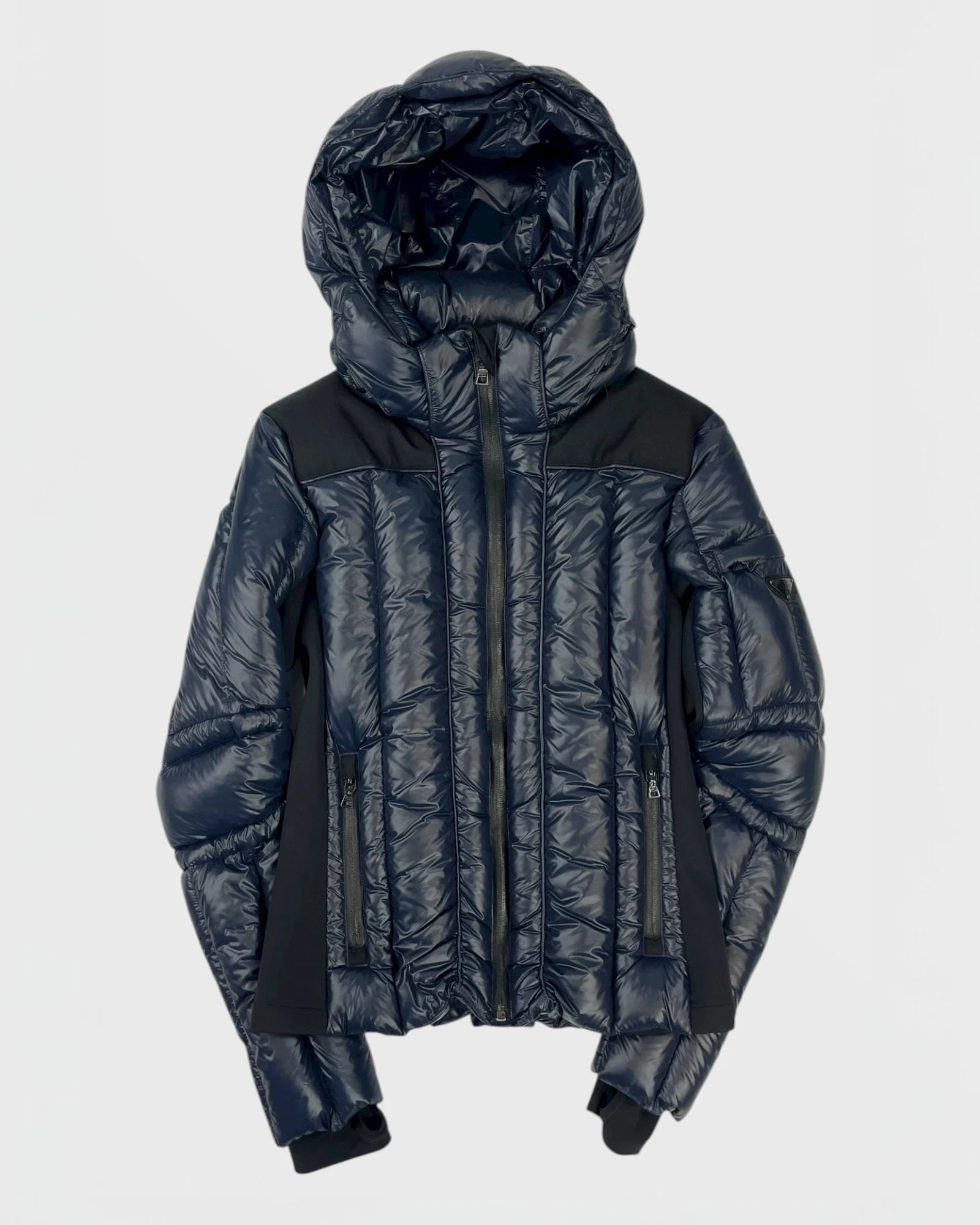 Prada doudoune triangle