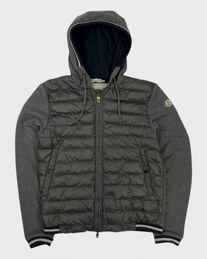 Moncler veste bi-matière cardigan