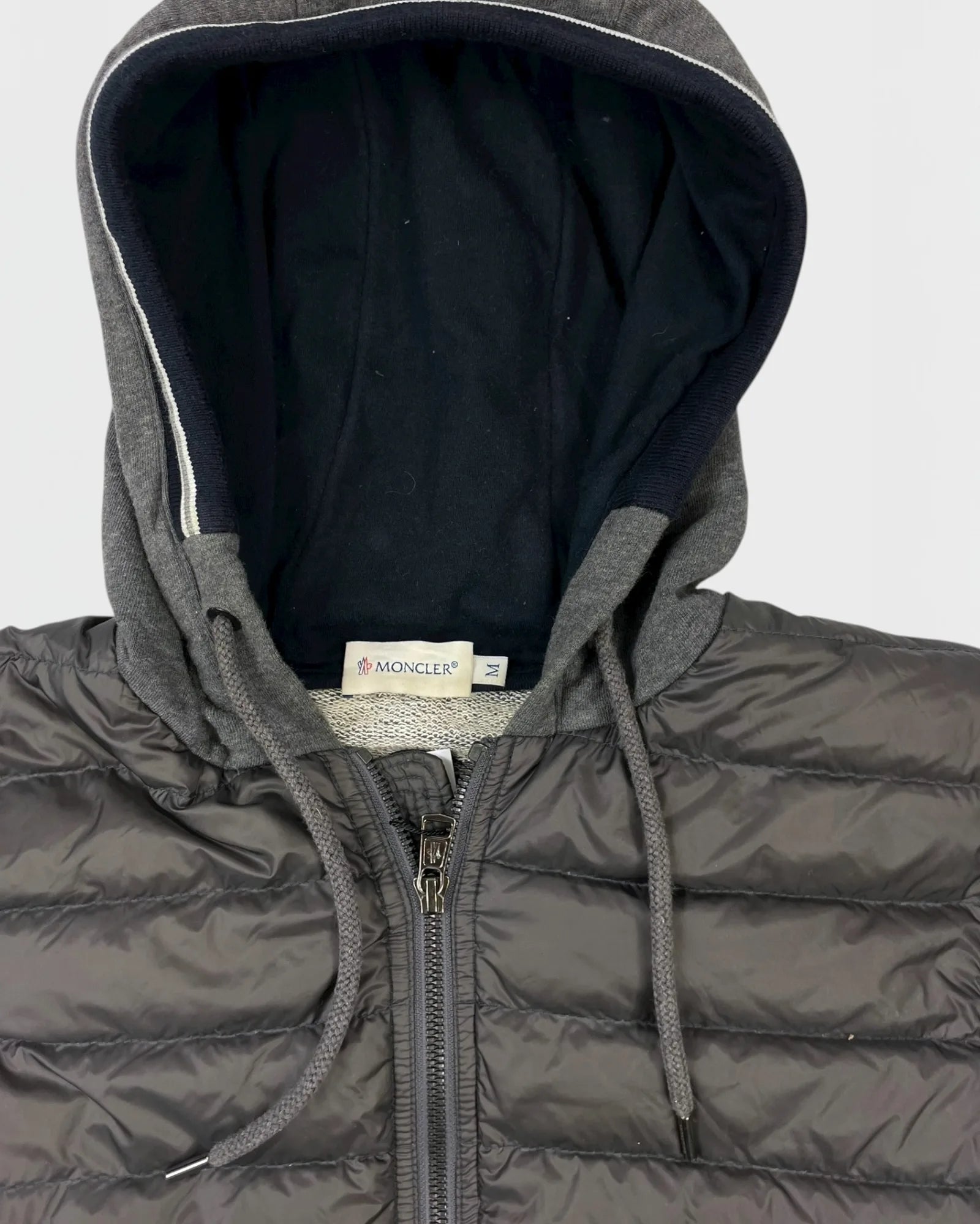 Moncler veste bi-matière cardigan