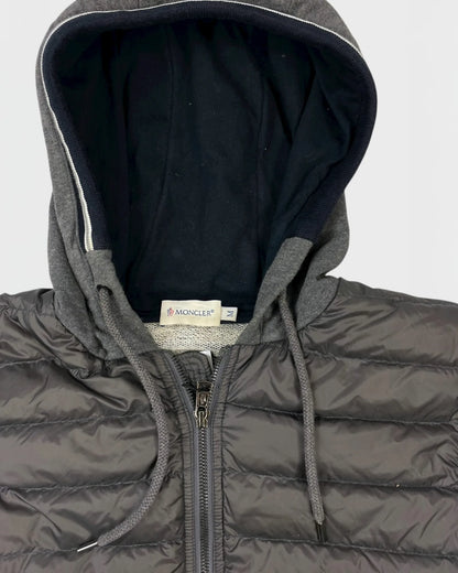 Moncler veste bi-matière cardigan