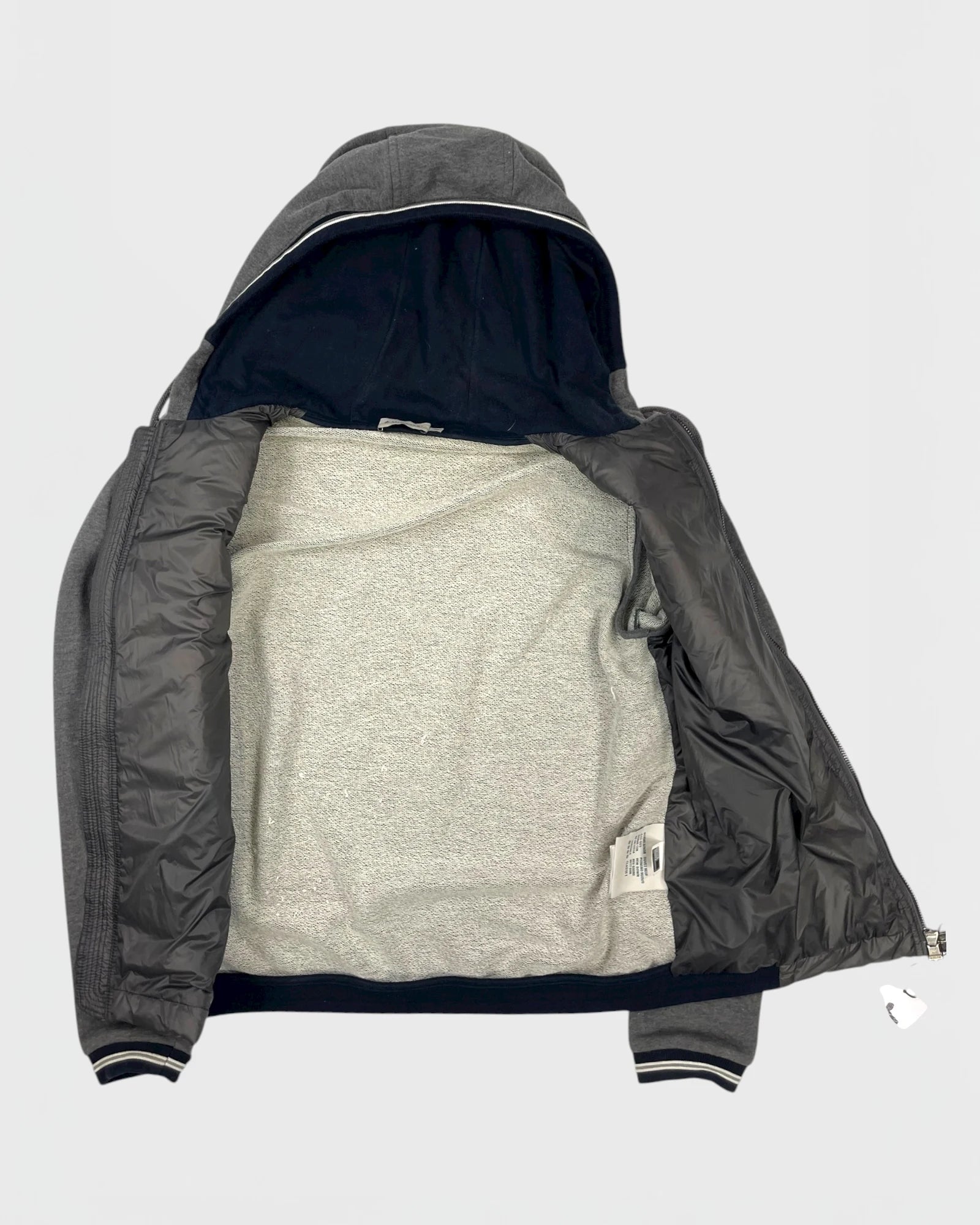 Moncler veste bi-matière cardigan