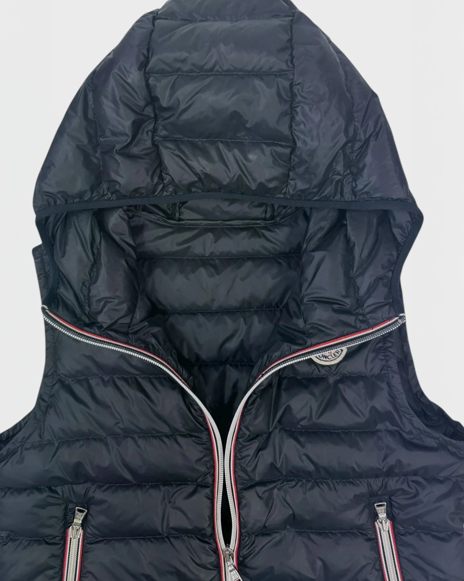 Moncler doudoune sans manches capcuche