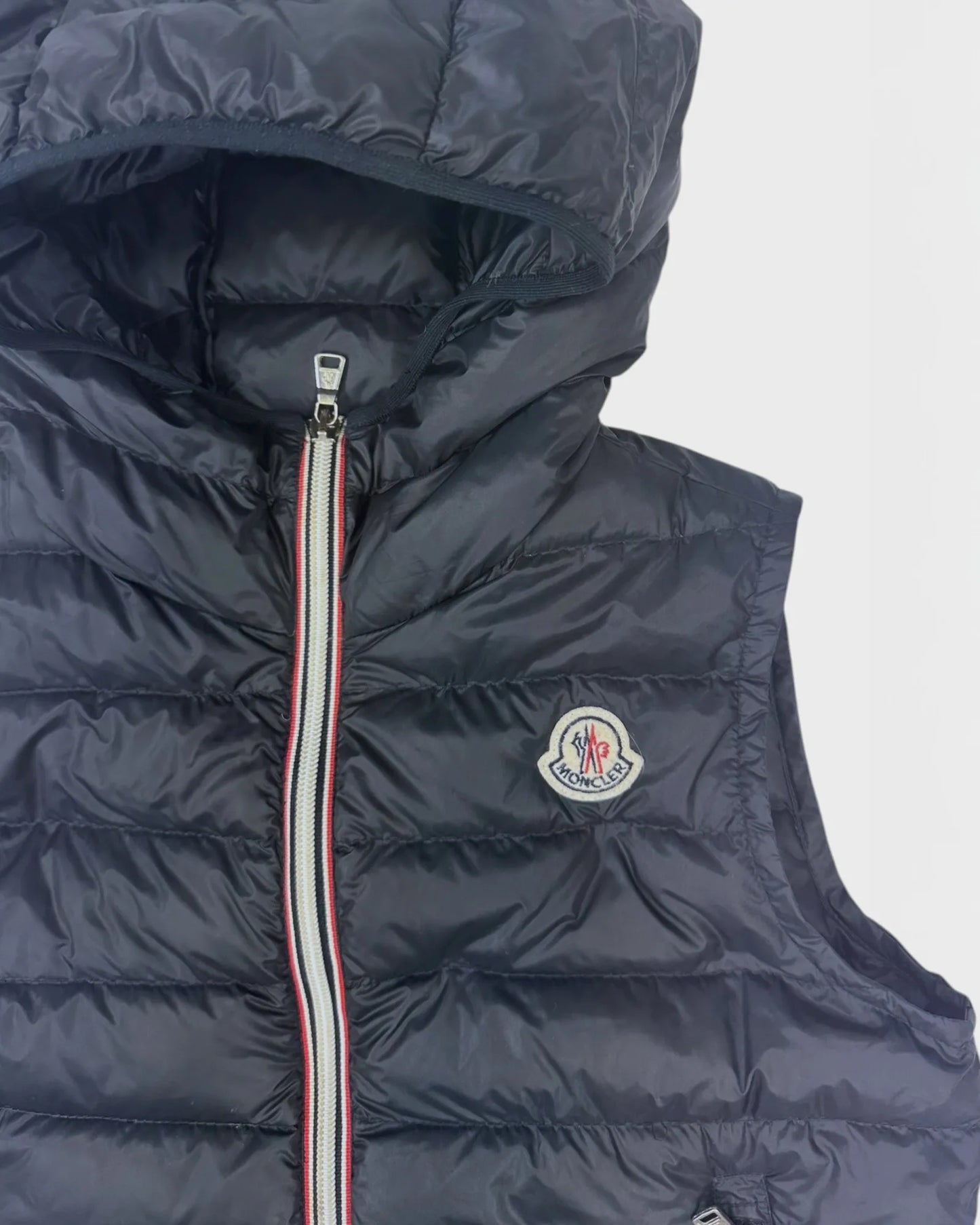 Moncler doudoune sans manches capcuche