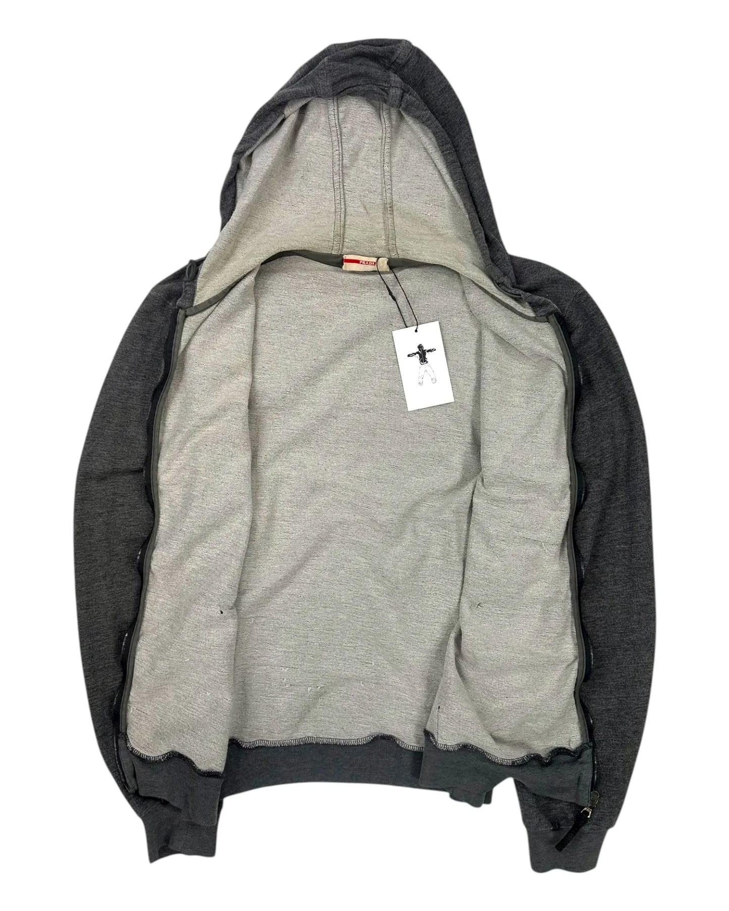 Prada gilet à capuche