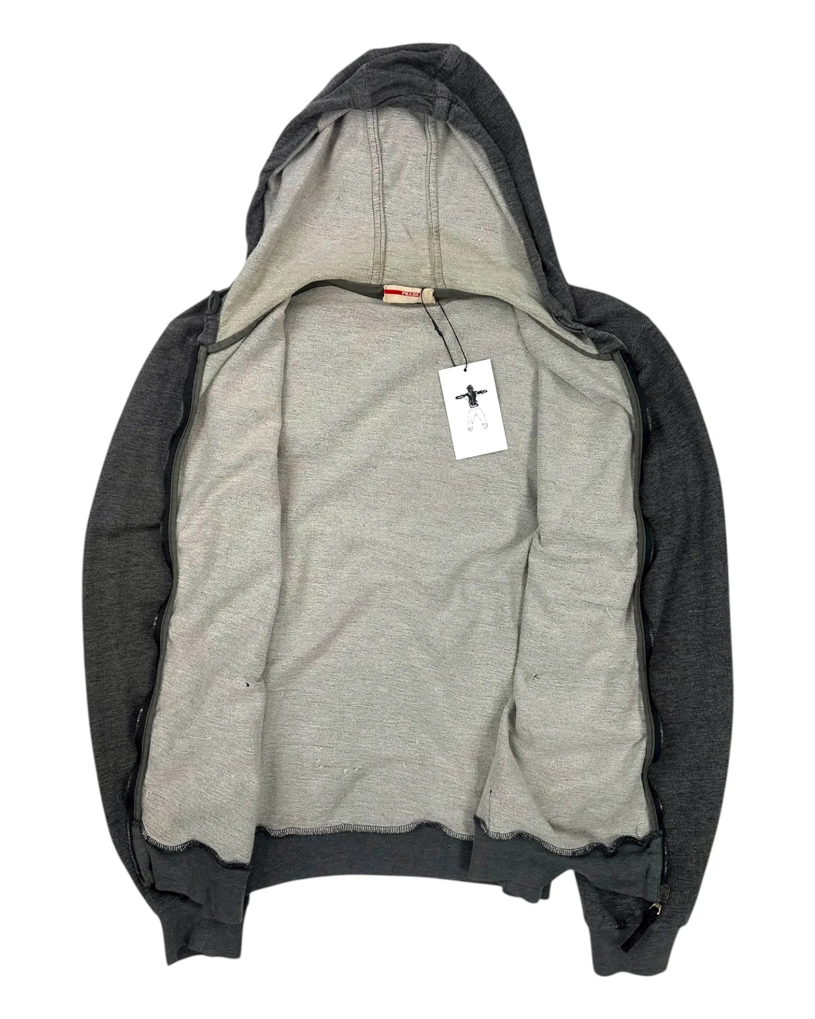 Prada gilet à capuche