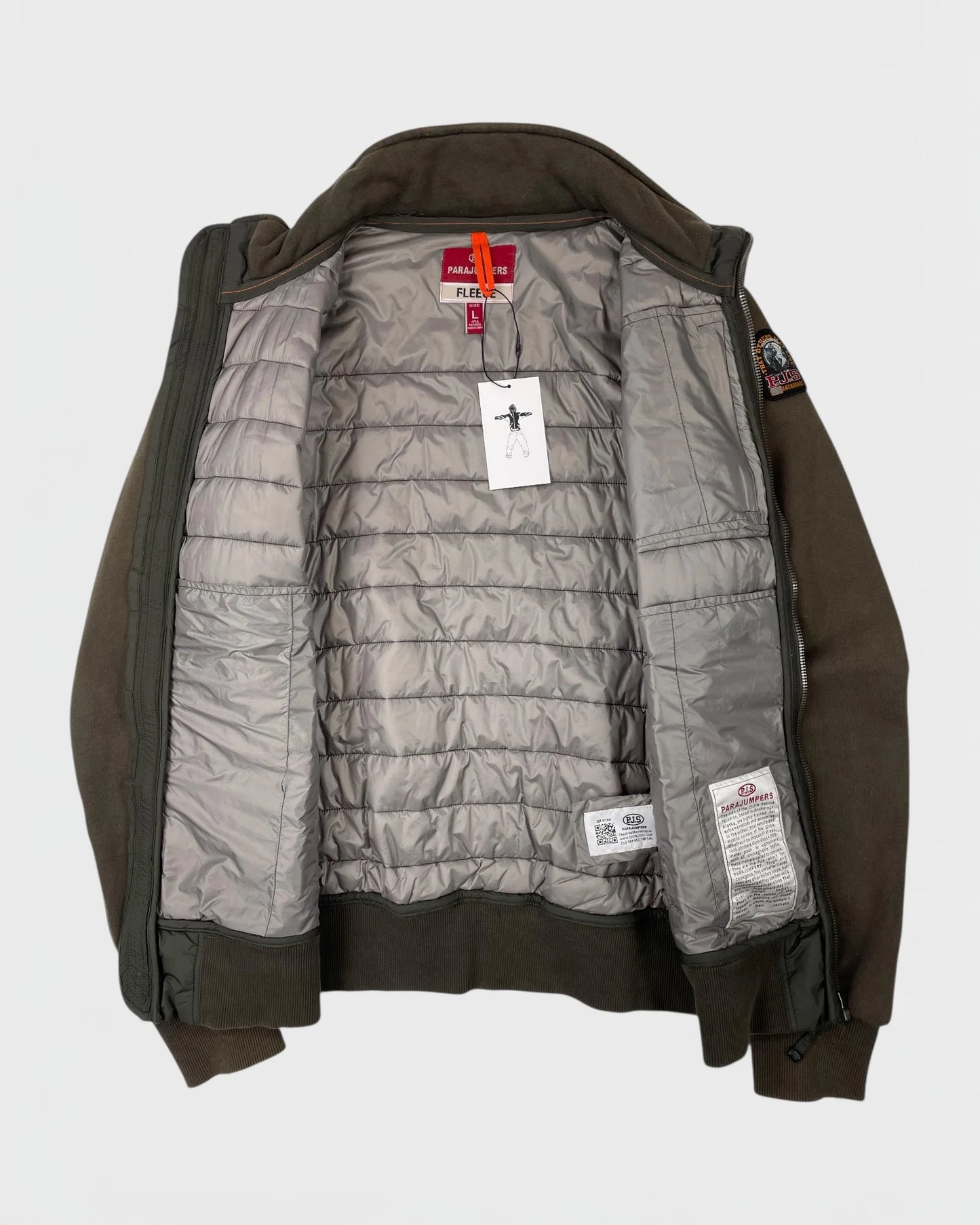 Parajumpers veste bi-matière cardigan