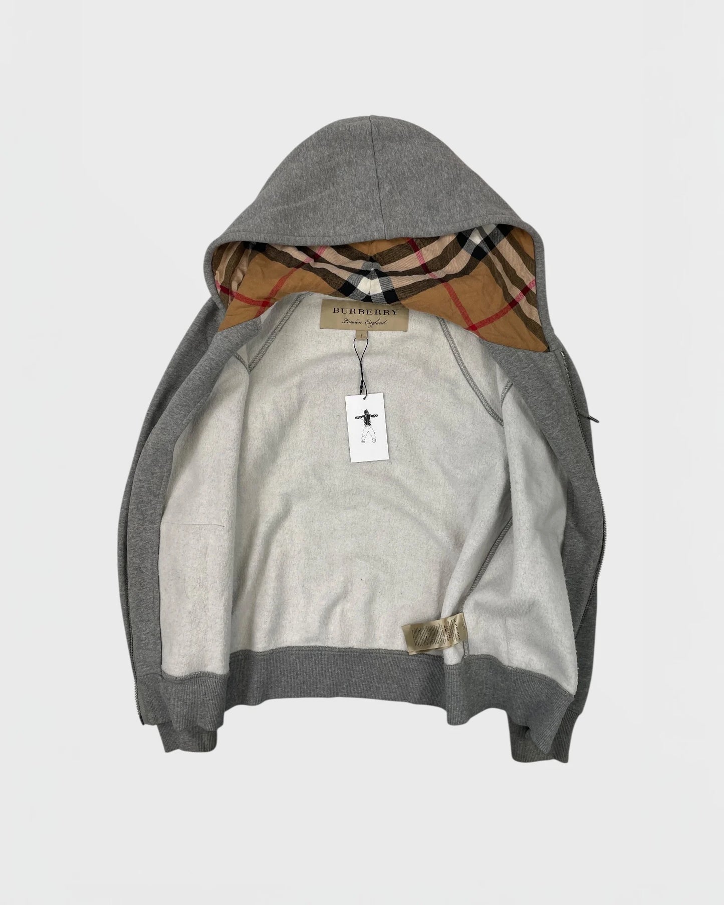 Burberry gilet à capuche