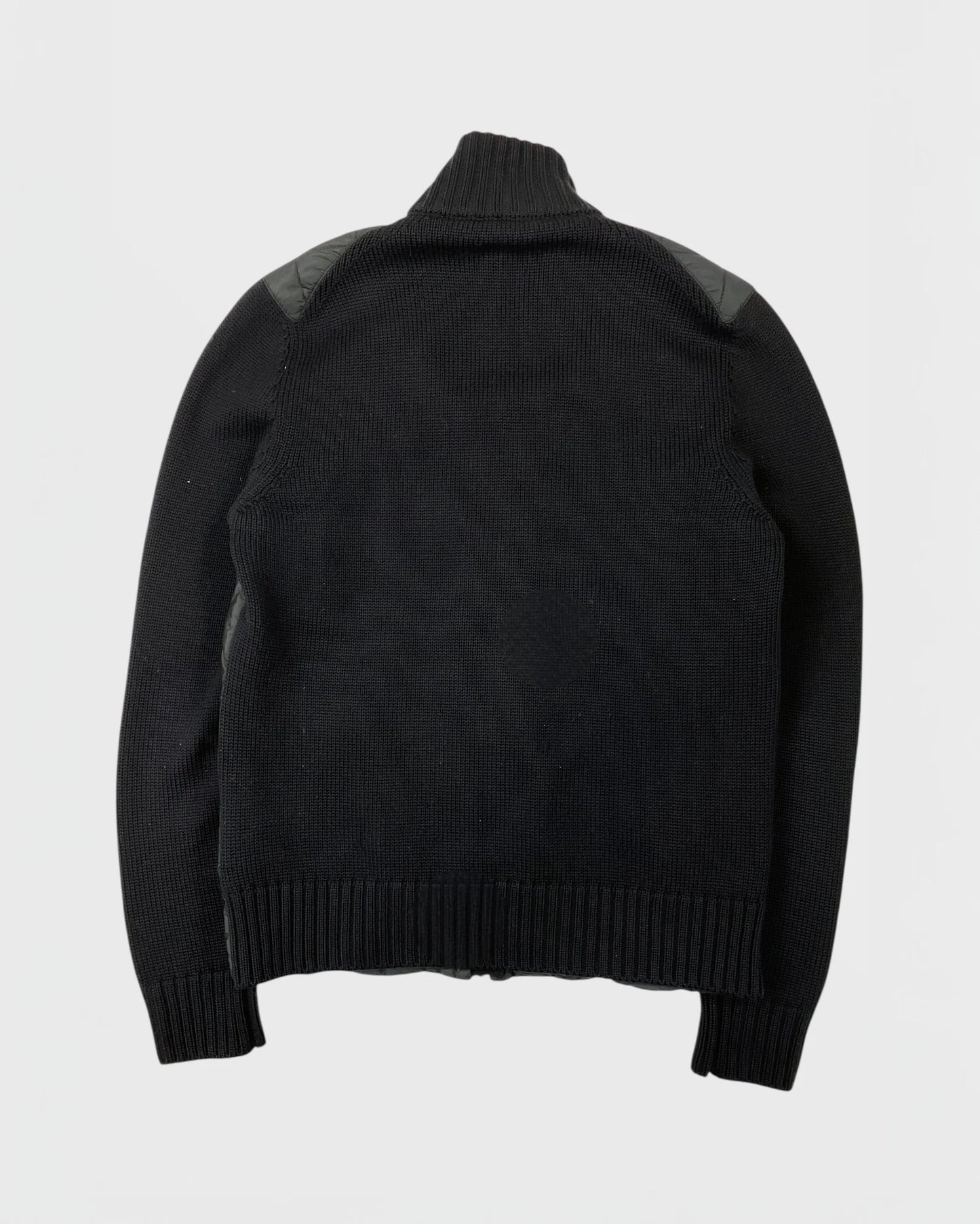 Prada veste bi-matière cardigan