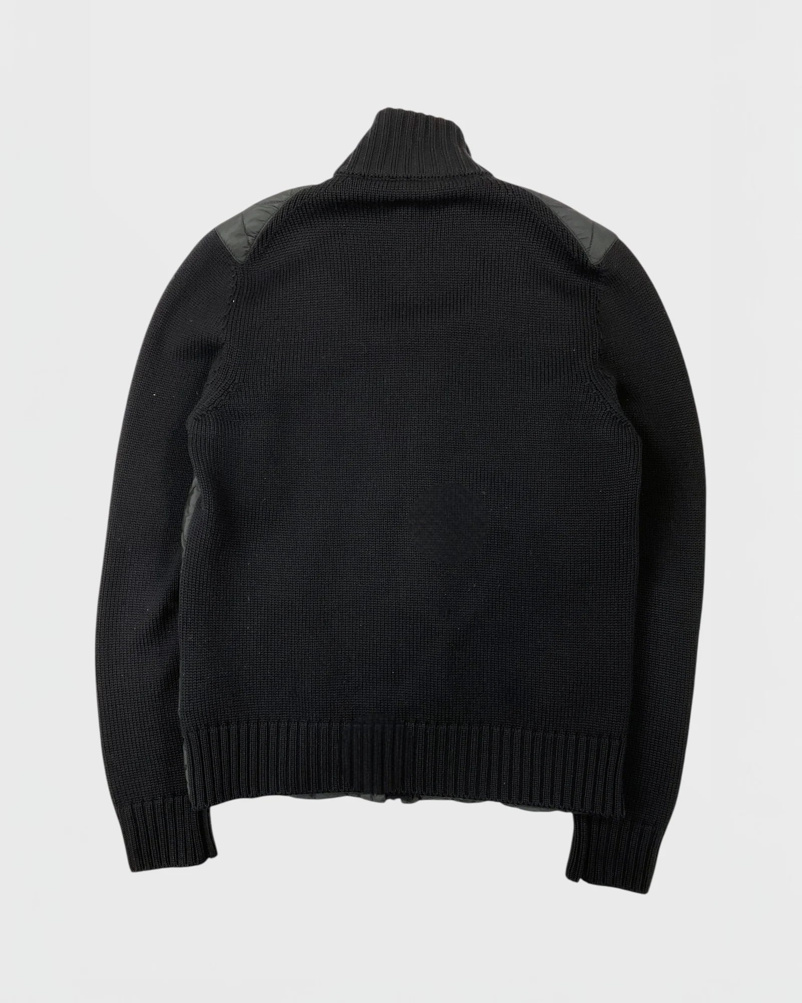 Prada veste bi-matière cardigan