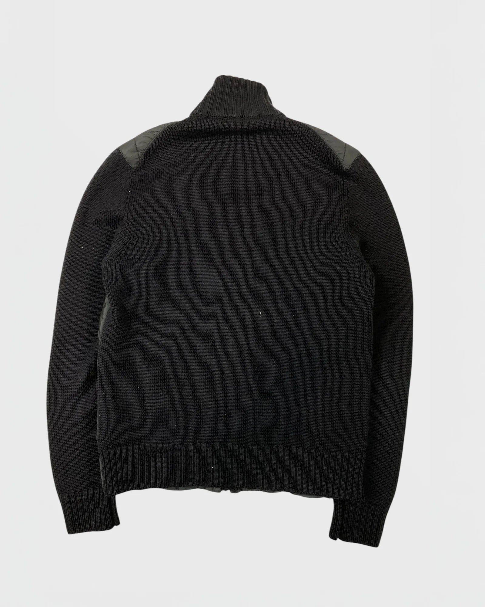 Prada veste bi-matière cardigan