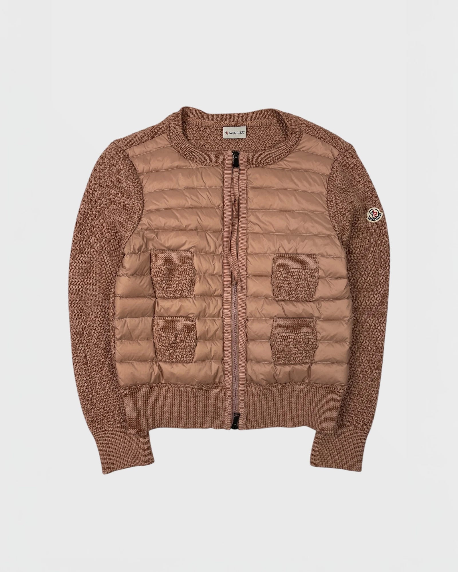 Moncler Cardigan Bi-Matière femme