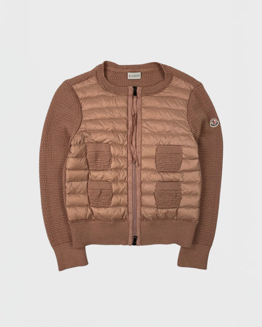 Moncler Cardigan Bi-Matière femme