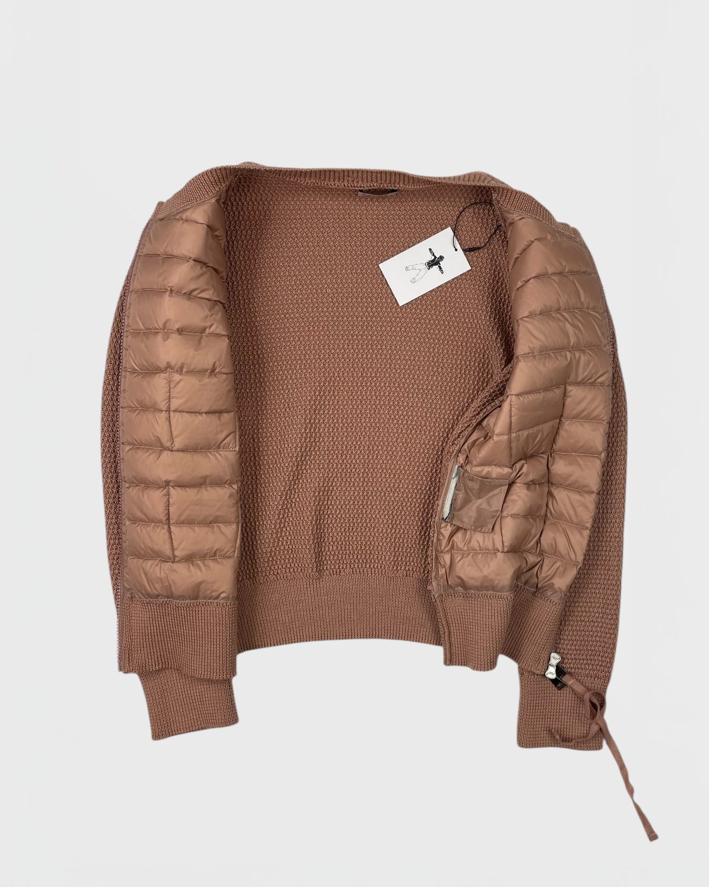 Moncler Cardigan Bi-Matière femme