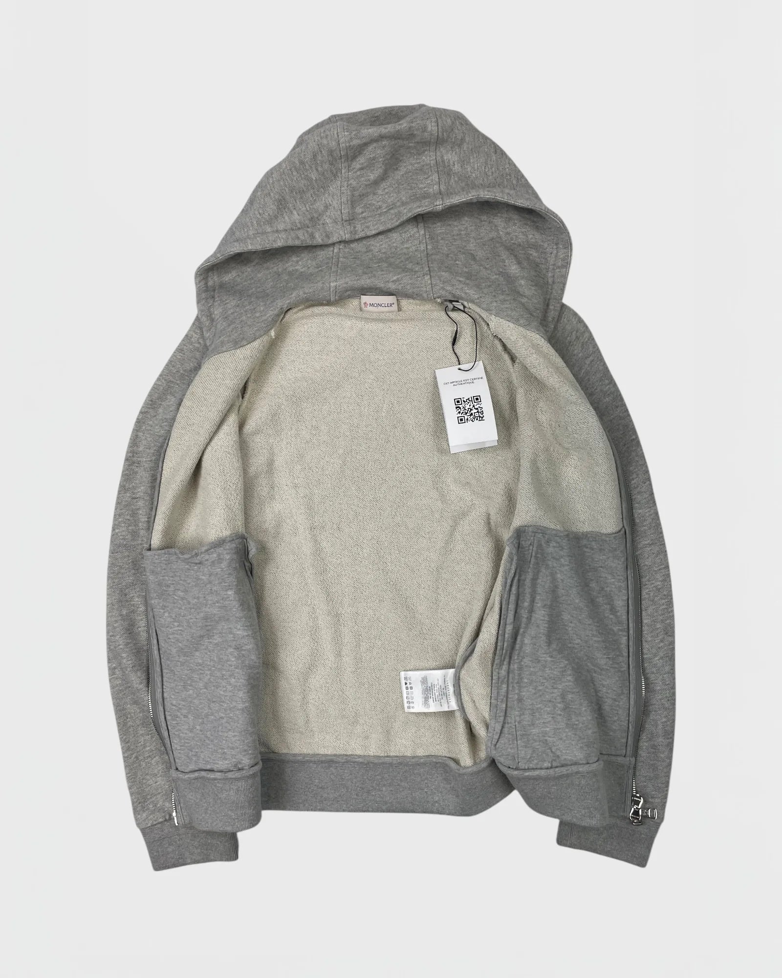 Moncler gilet à capuche