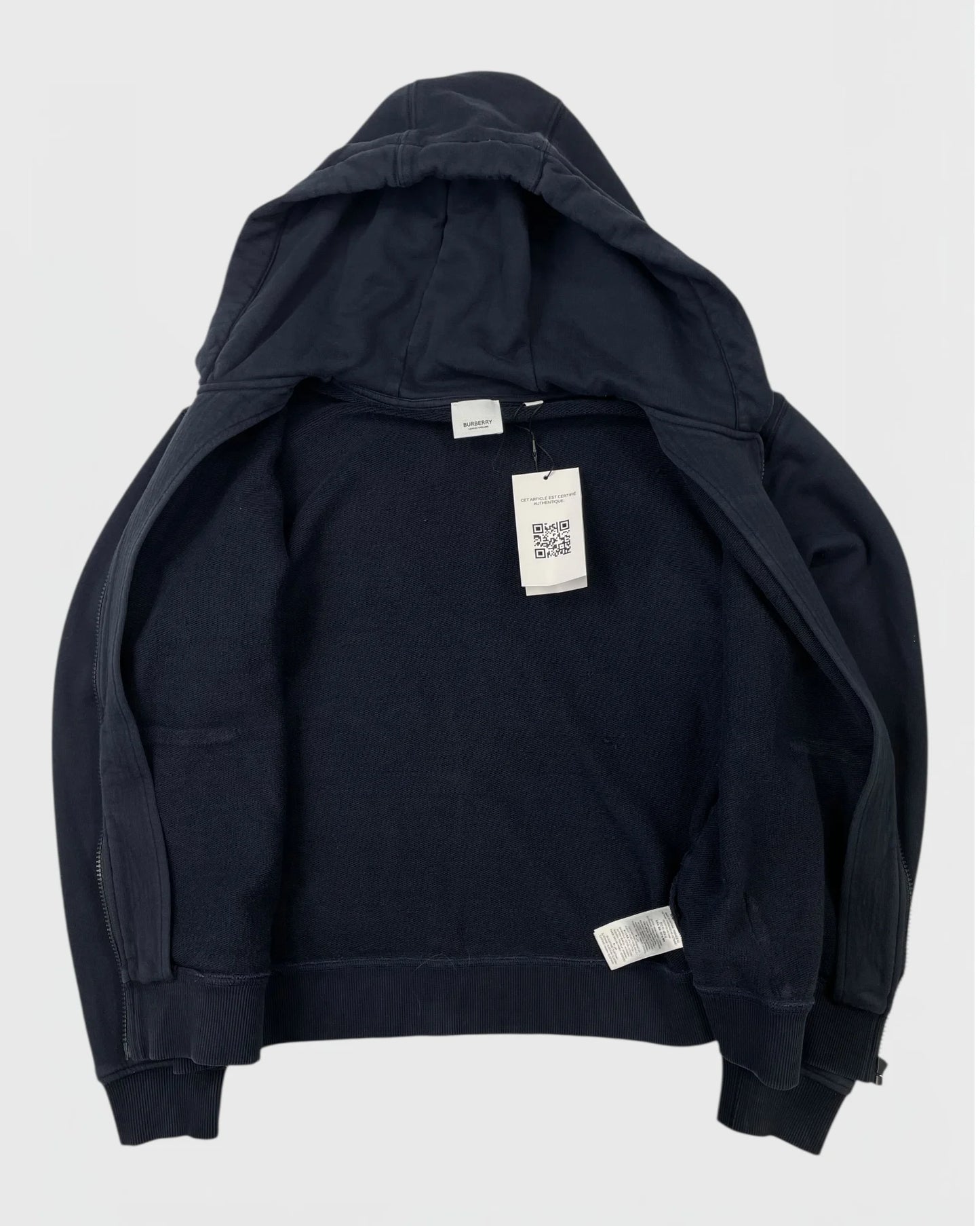 Burberry gilet à capuche