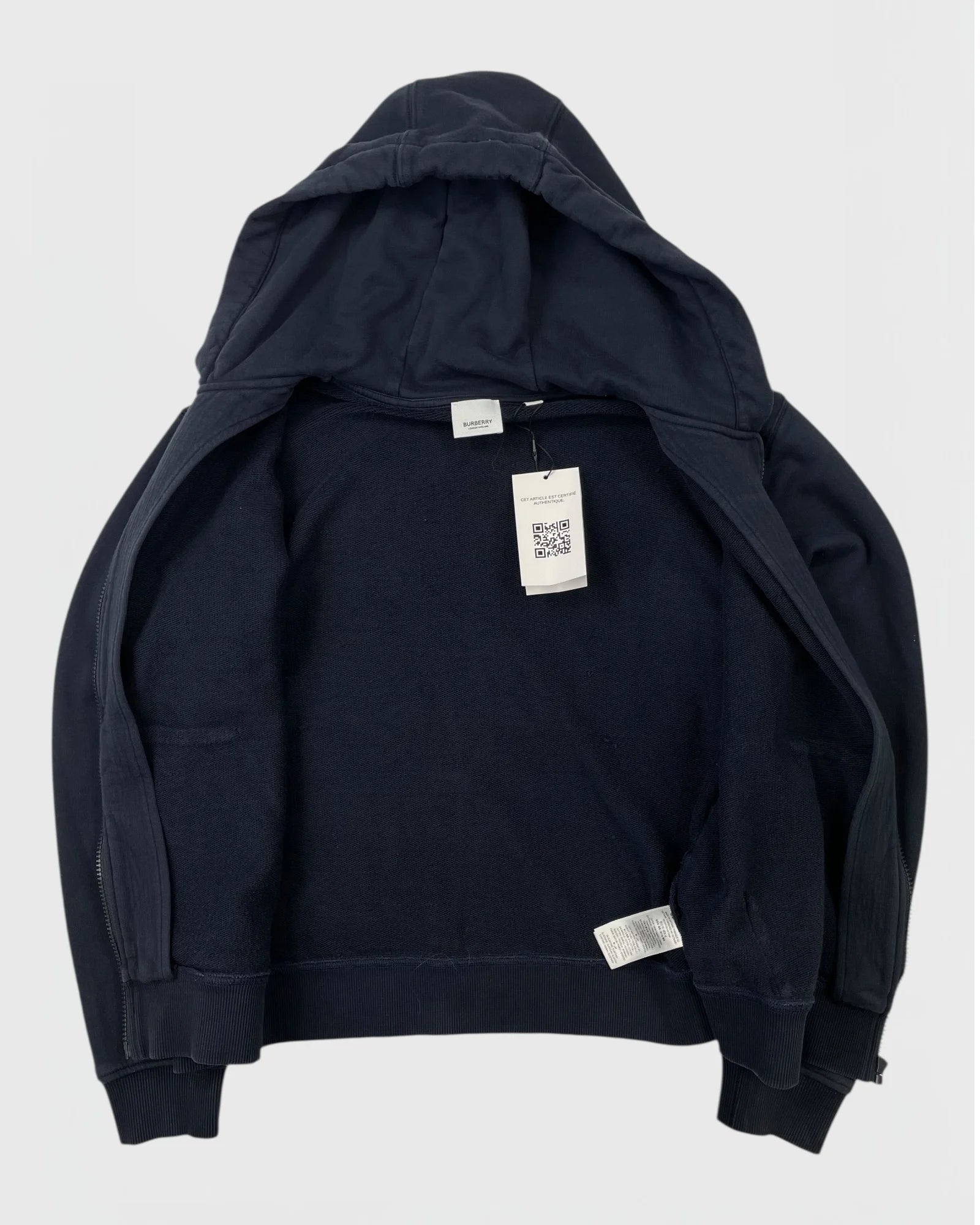 Burberry gilet à capuche