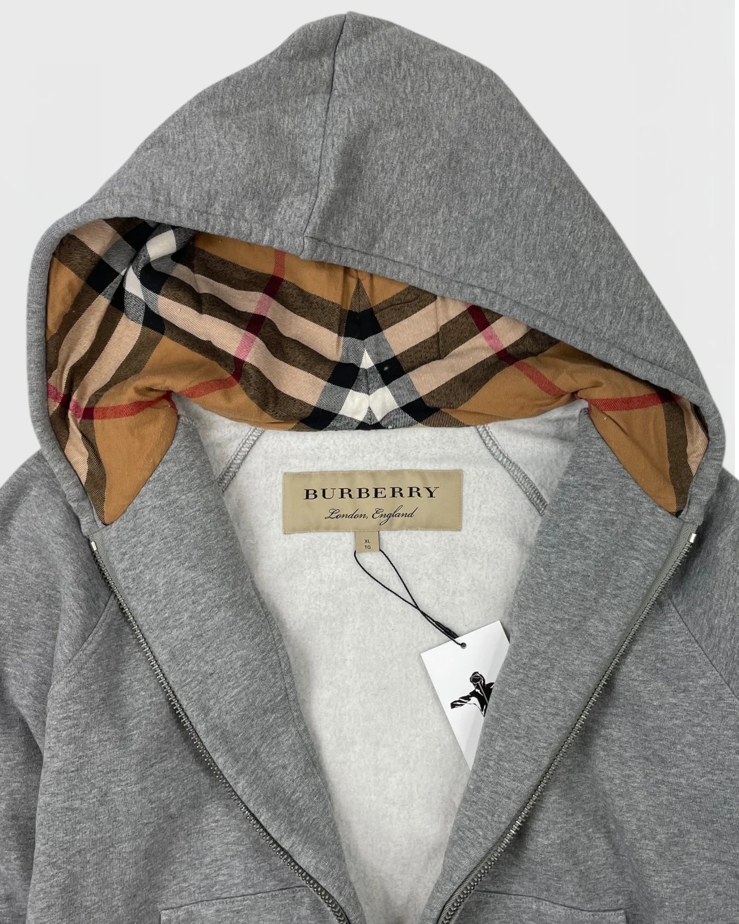 Burberry gilet à capuche