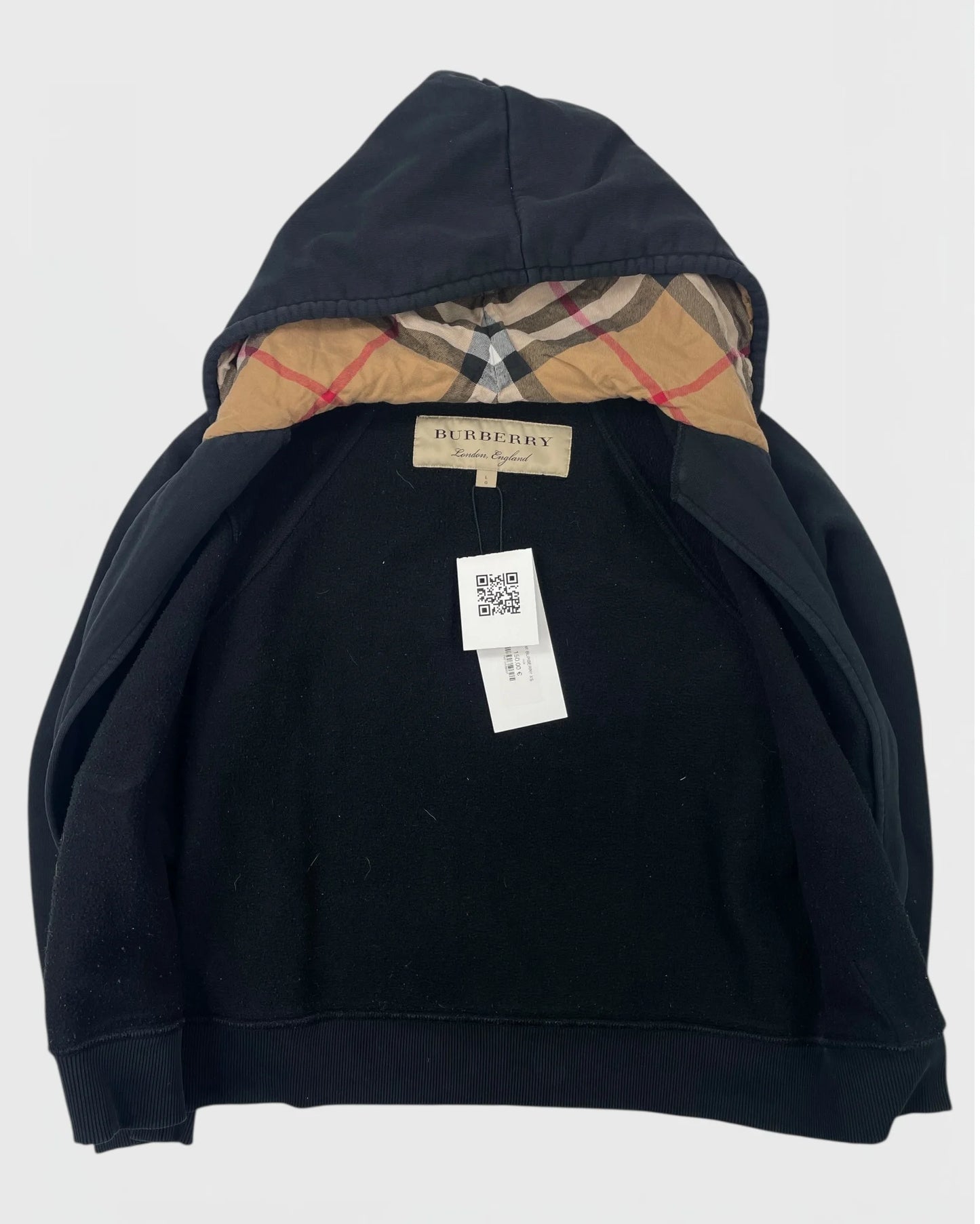 Burberry gilet à capuche