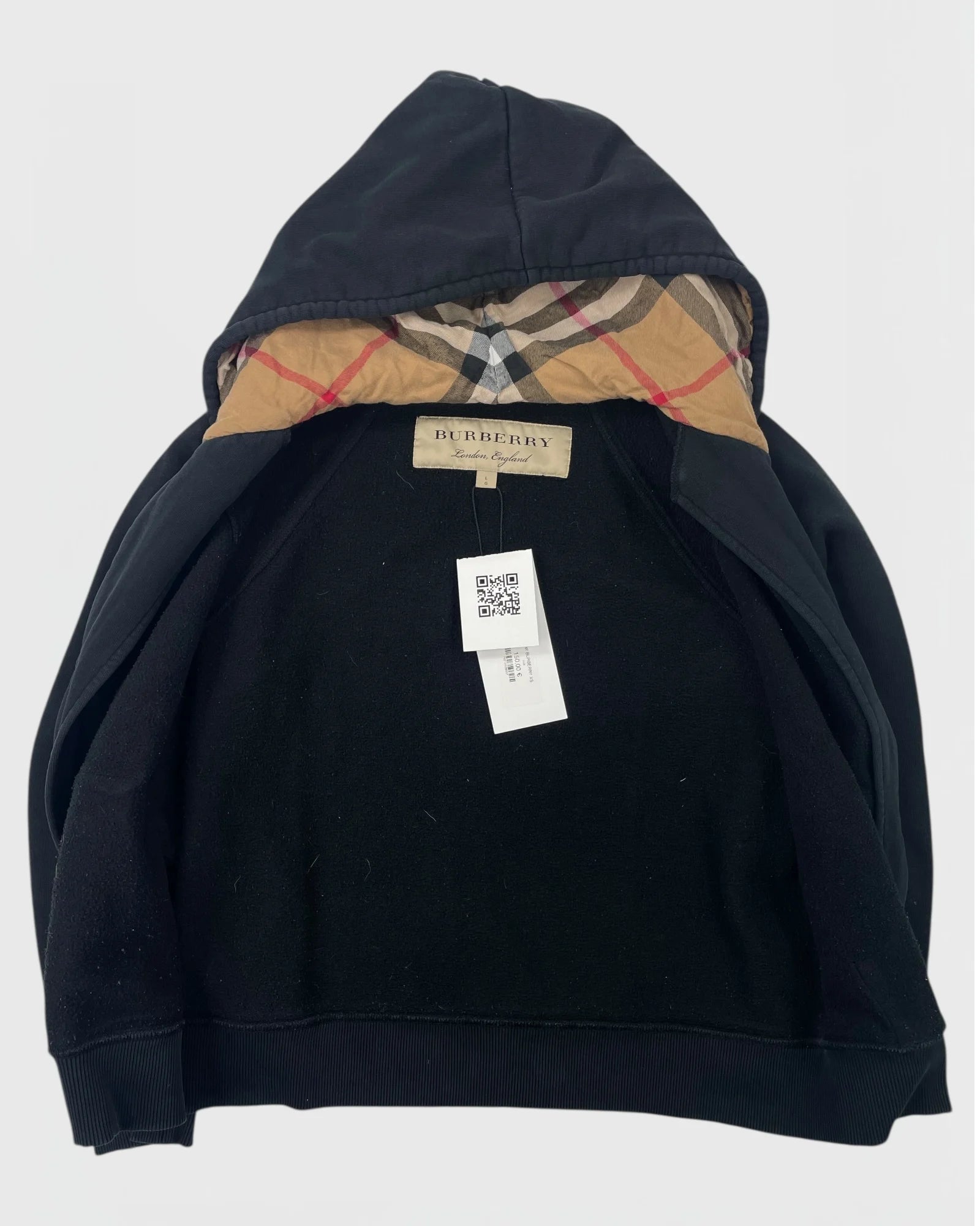Burberry gilet à capuche