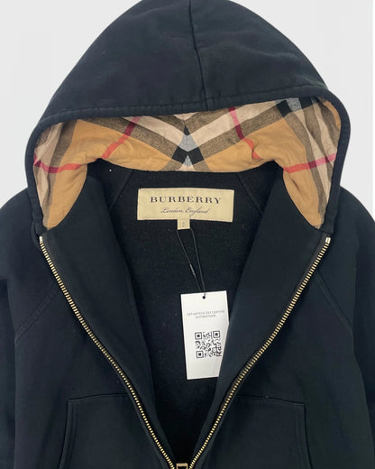 Burberry gilet à capuche