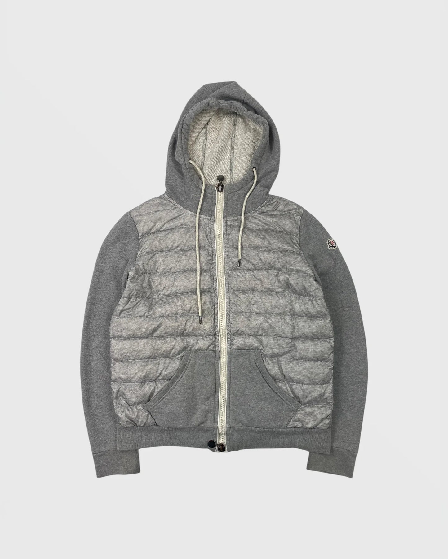 Moncler doudoune bi-matière veste