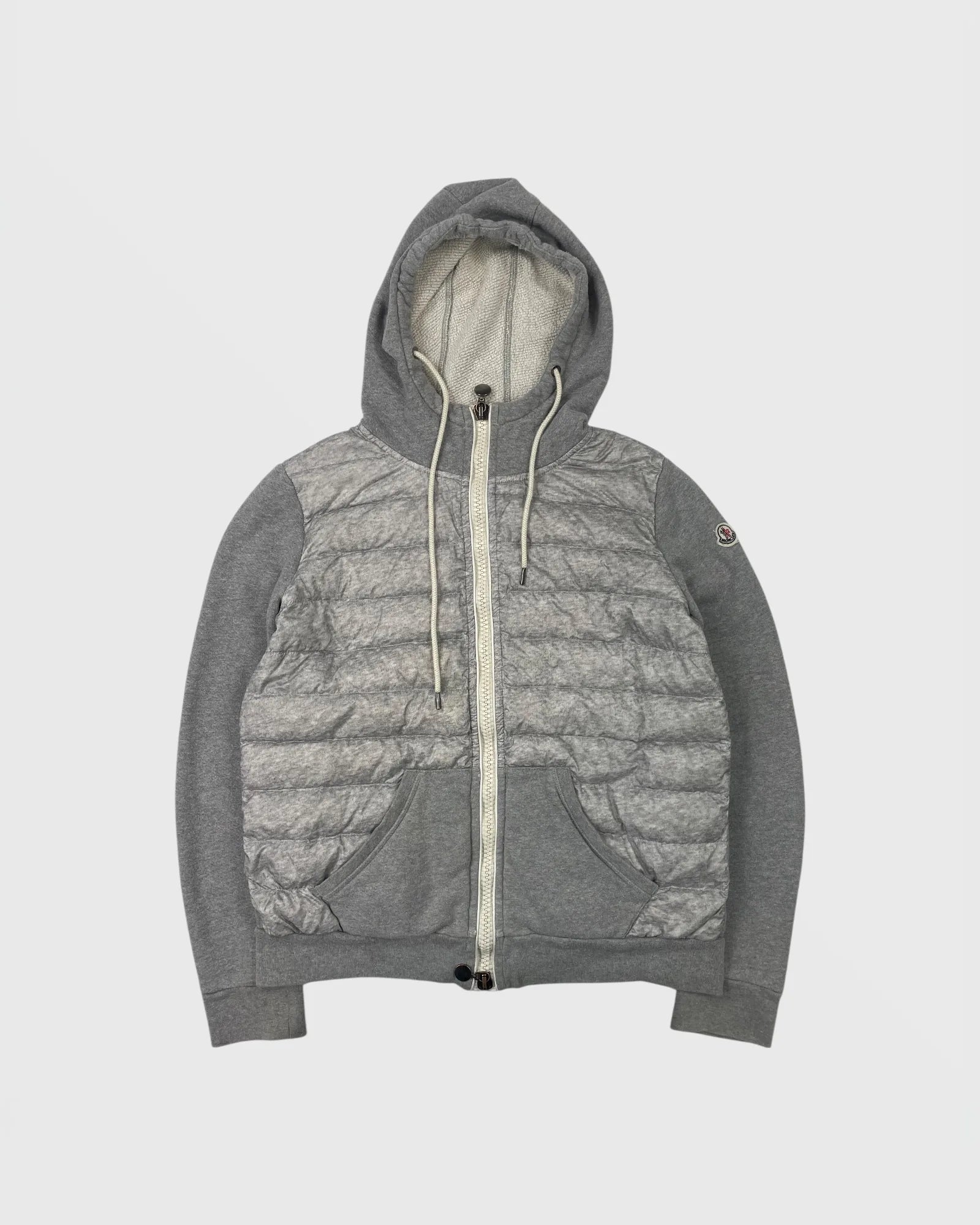 Moncler doudoune bi-matière veste