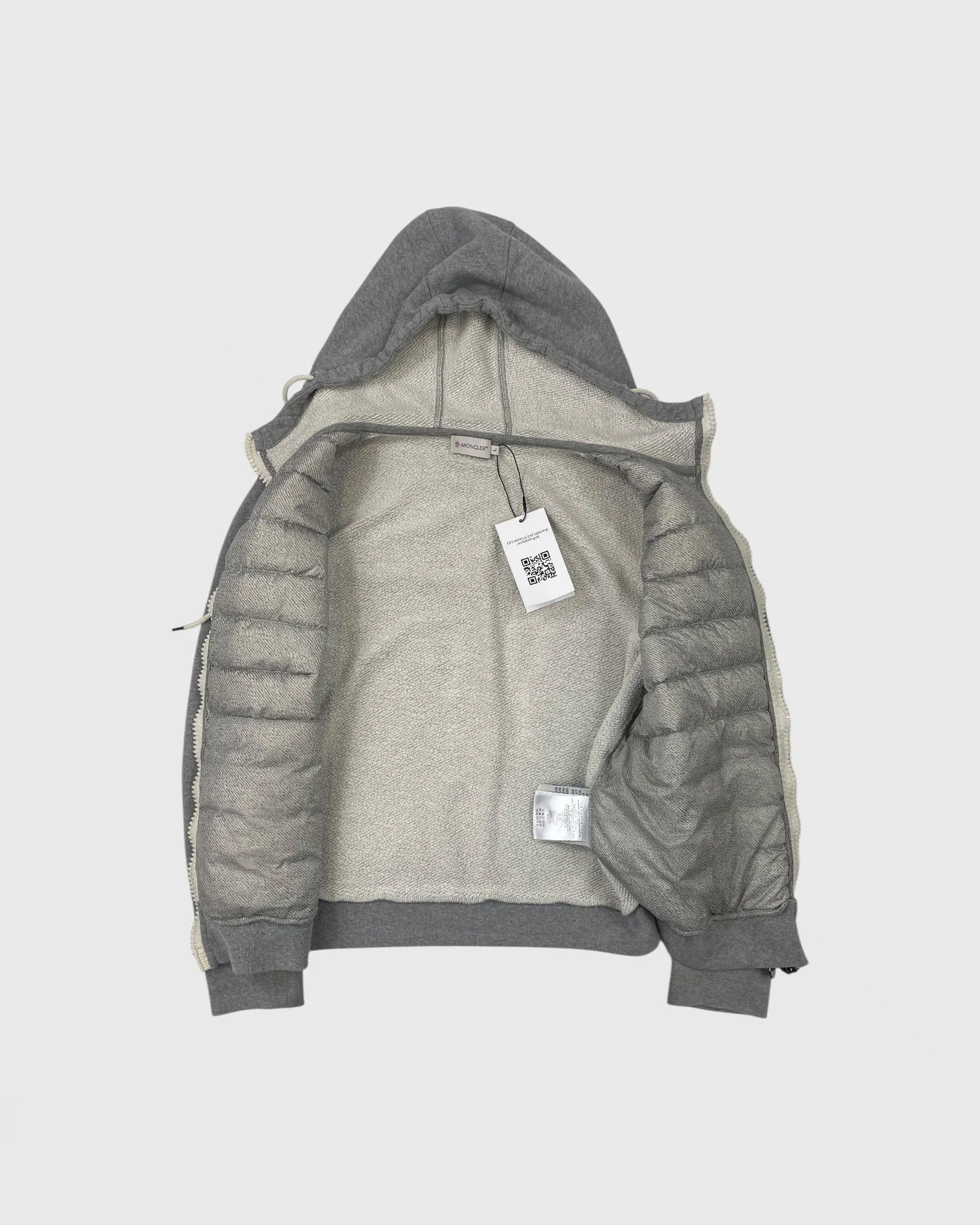 Moncler doudoune bi-matière veste