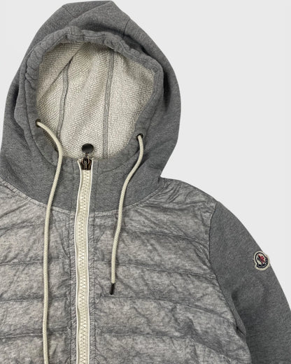Moncler doudoune bi-matière veste